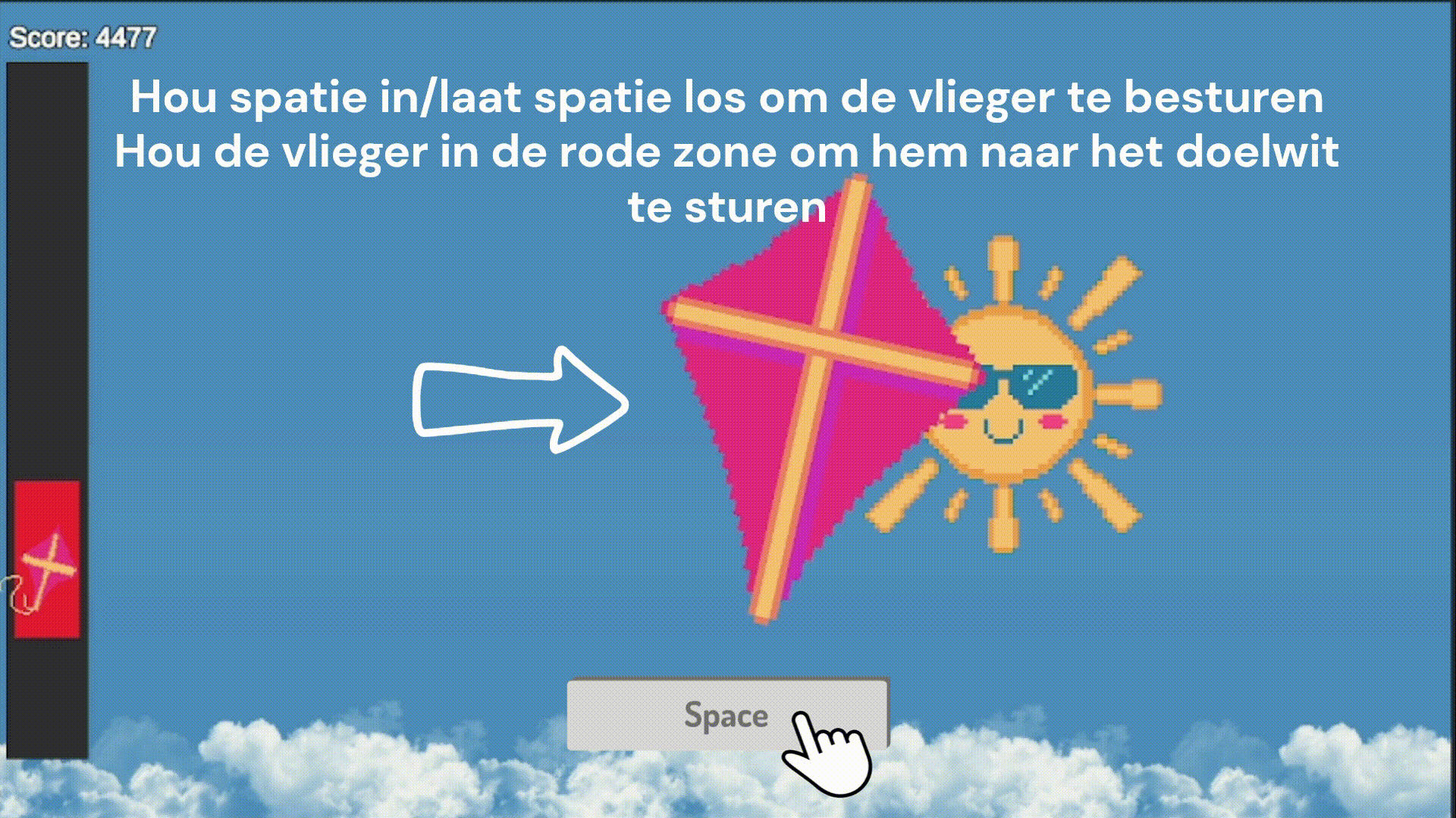 Kite minigame