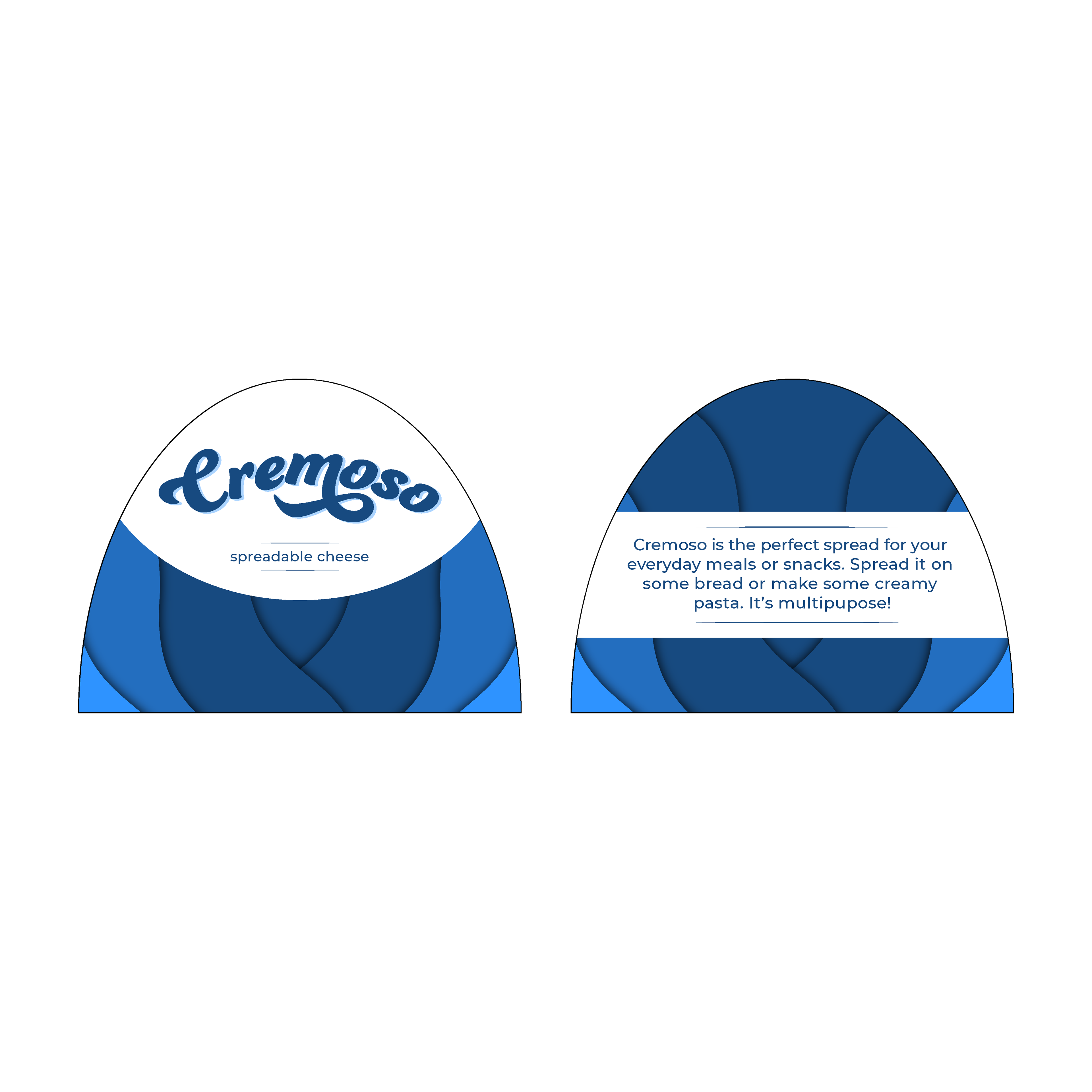 The Greek Yoghurt Company Project; packaging concept, flat-lay.