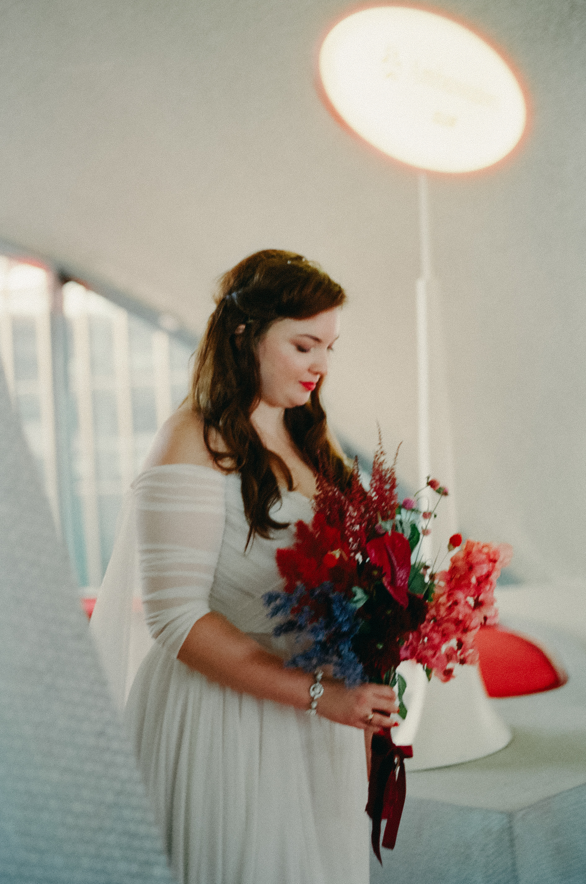 Katie & Garrett's TWA Wedding on 35mm Film