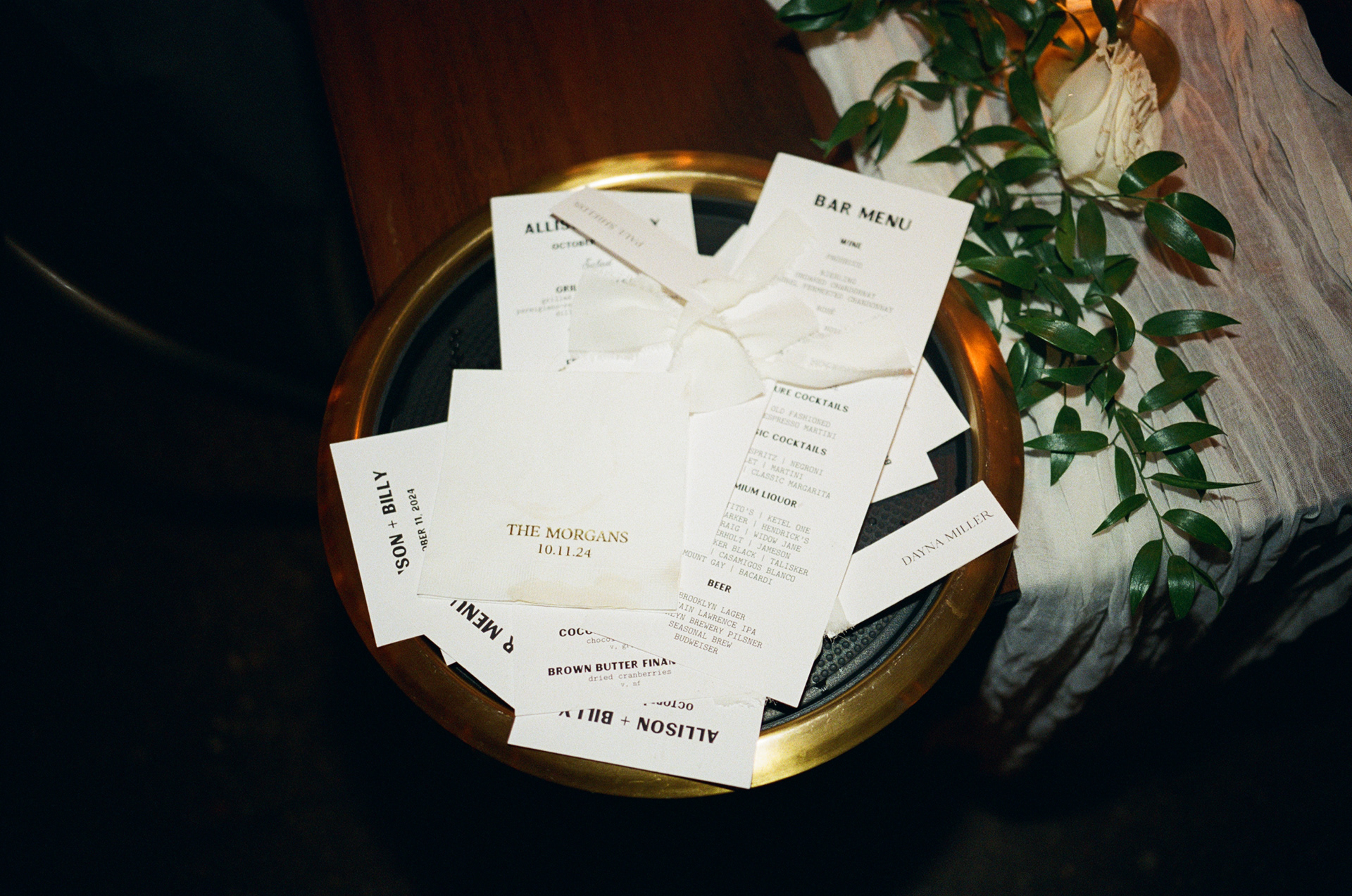 The Morgans - 35mm Wedding details