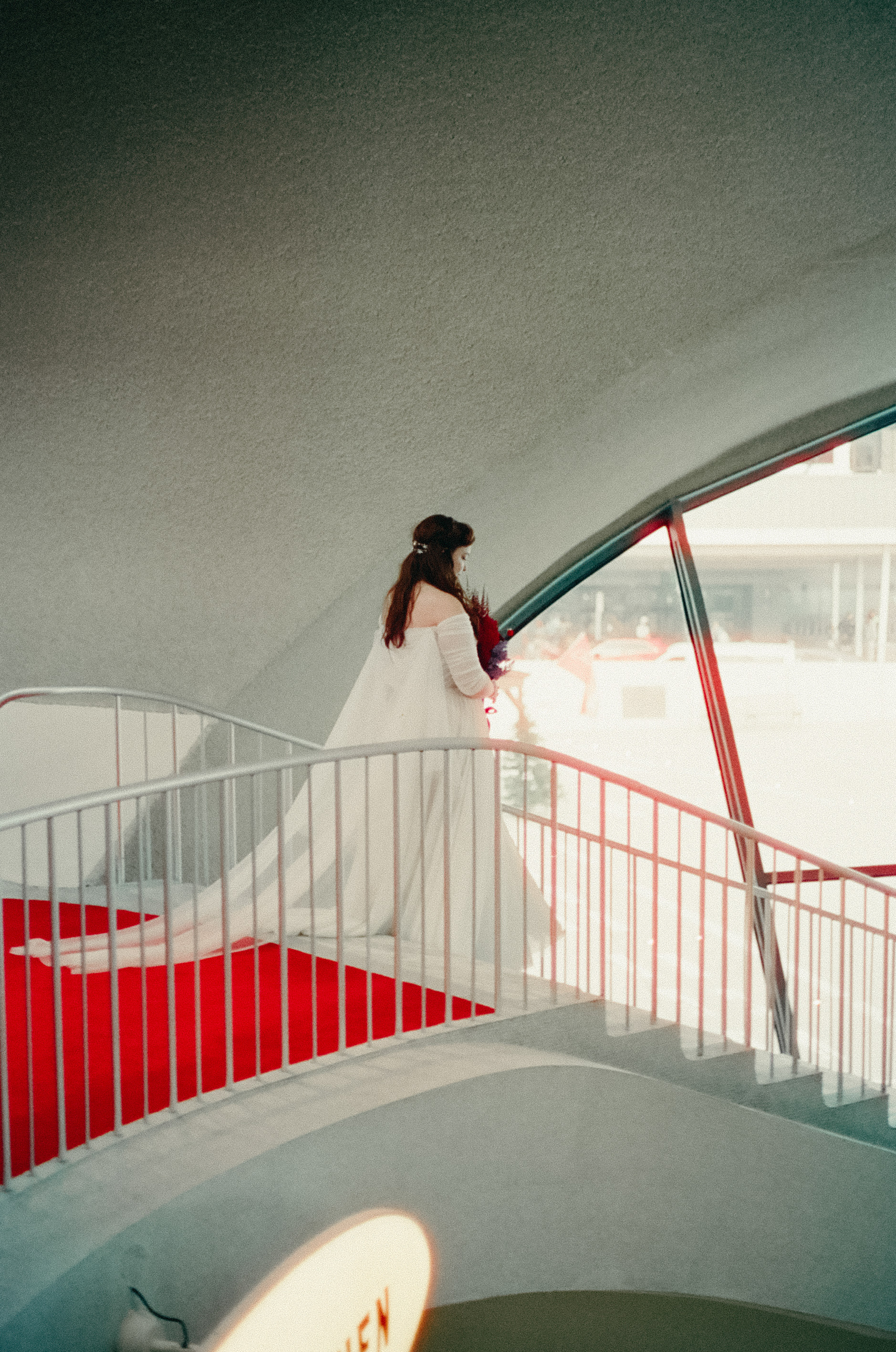 Katie & Garrett's TWA Wedding on 35mm Film