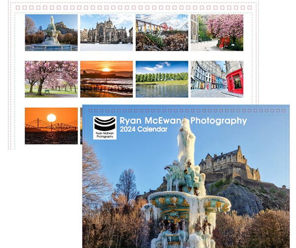 Ryan McEwan Photography Edinburgh 2024 Edinburgh Calendar