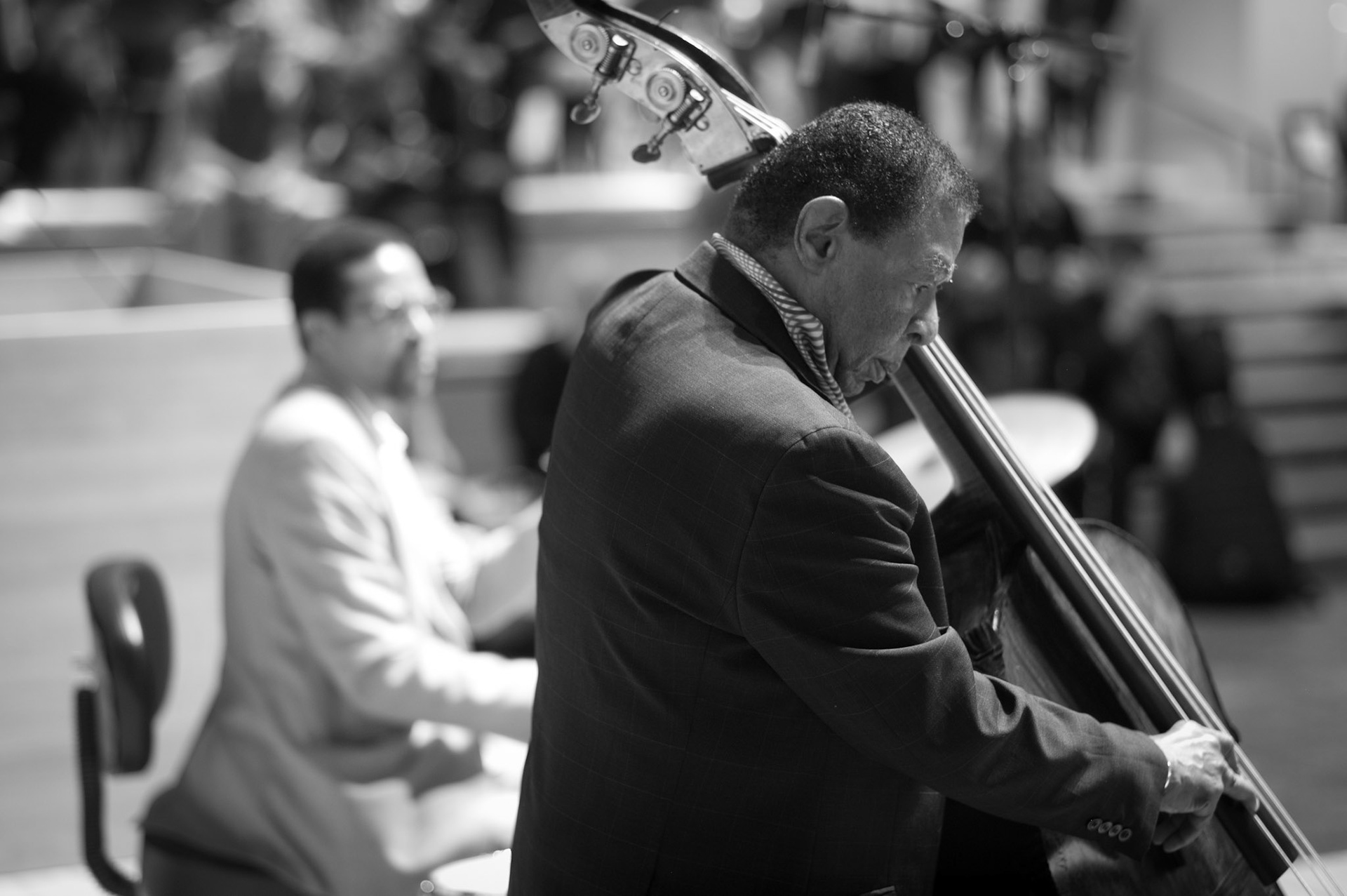 Buster Williams with Nasheet Waits