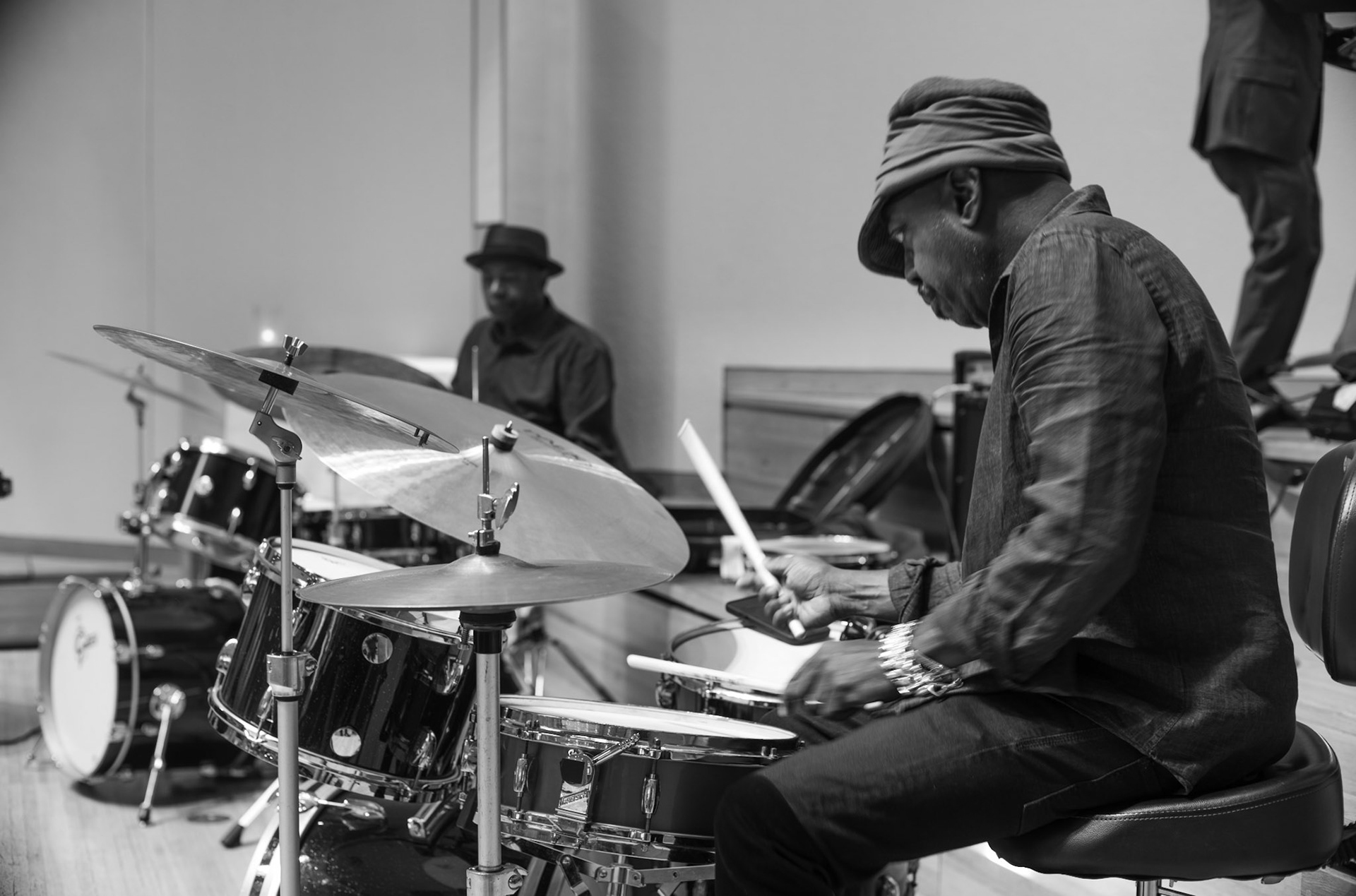 Steve Jordan with Lenny White