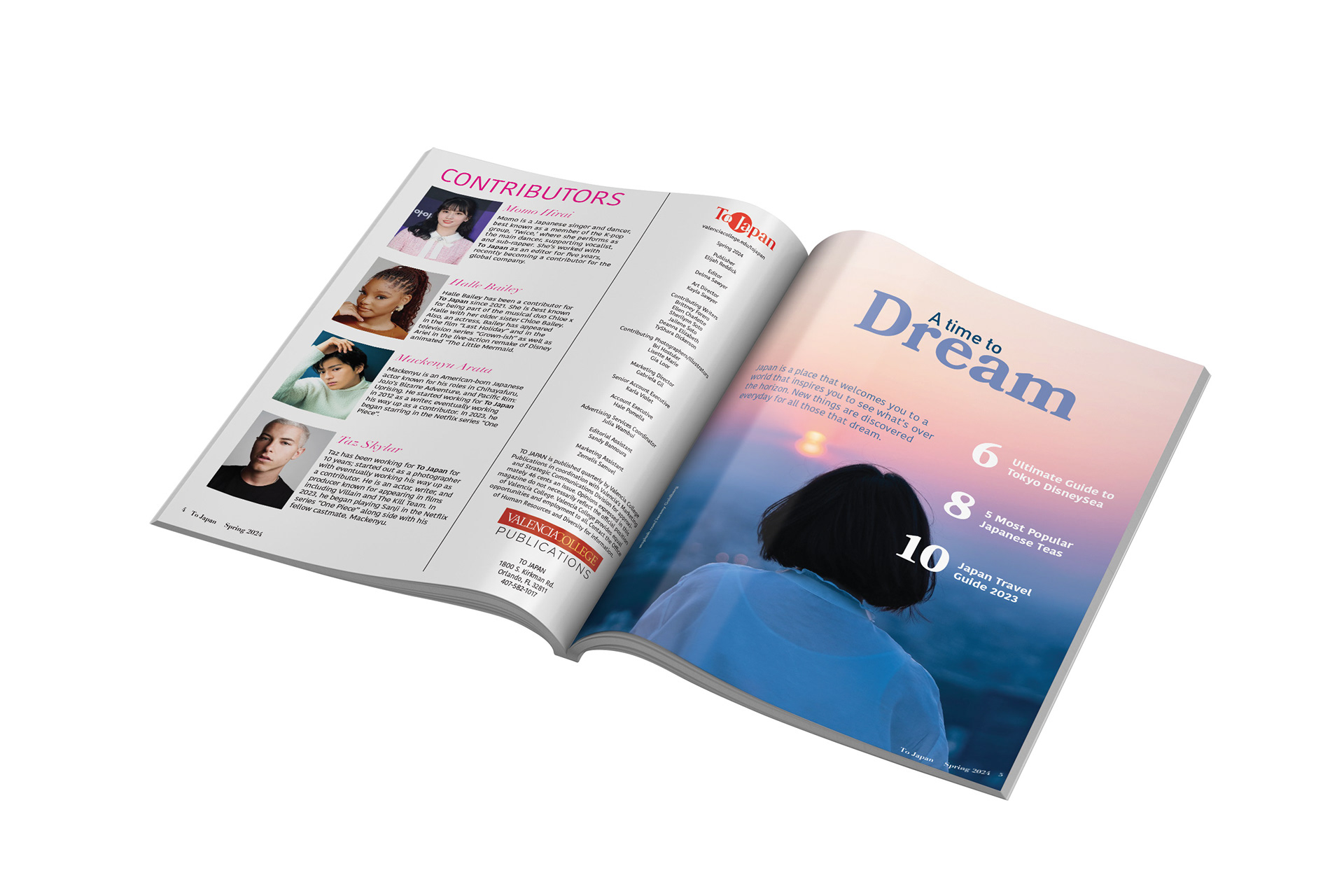 Contributors and Splash Page