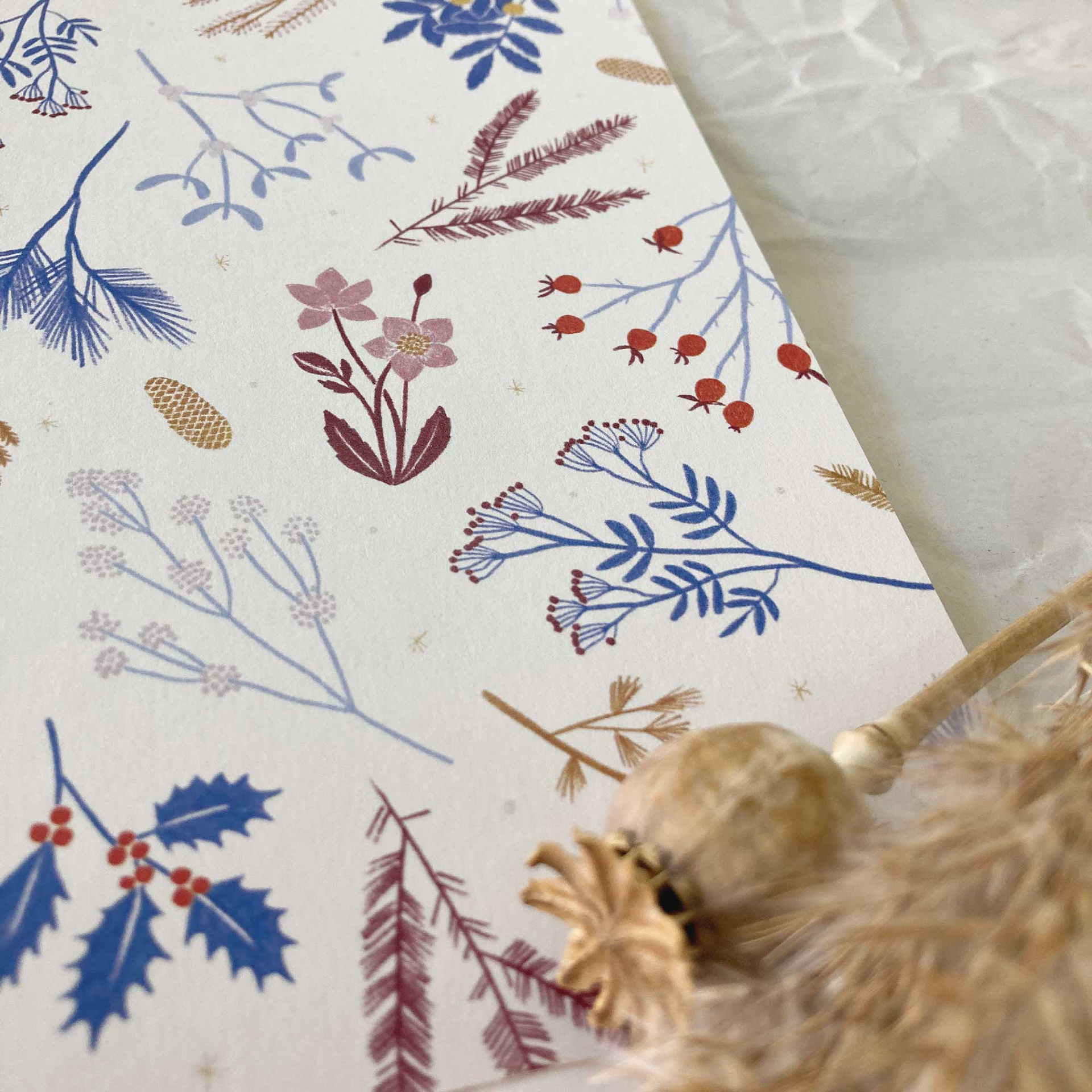 Noël en fleurs (détail)