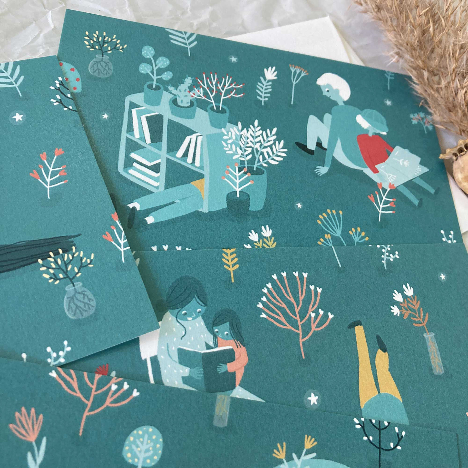 Série jardin de livres (détail)