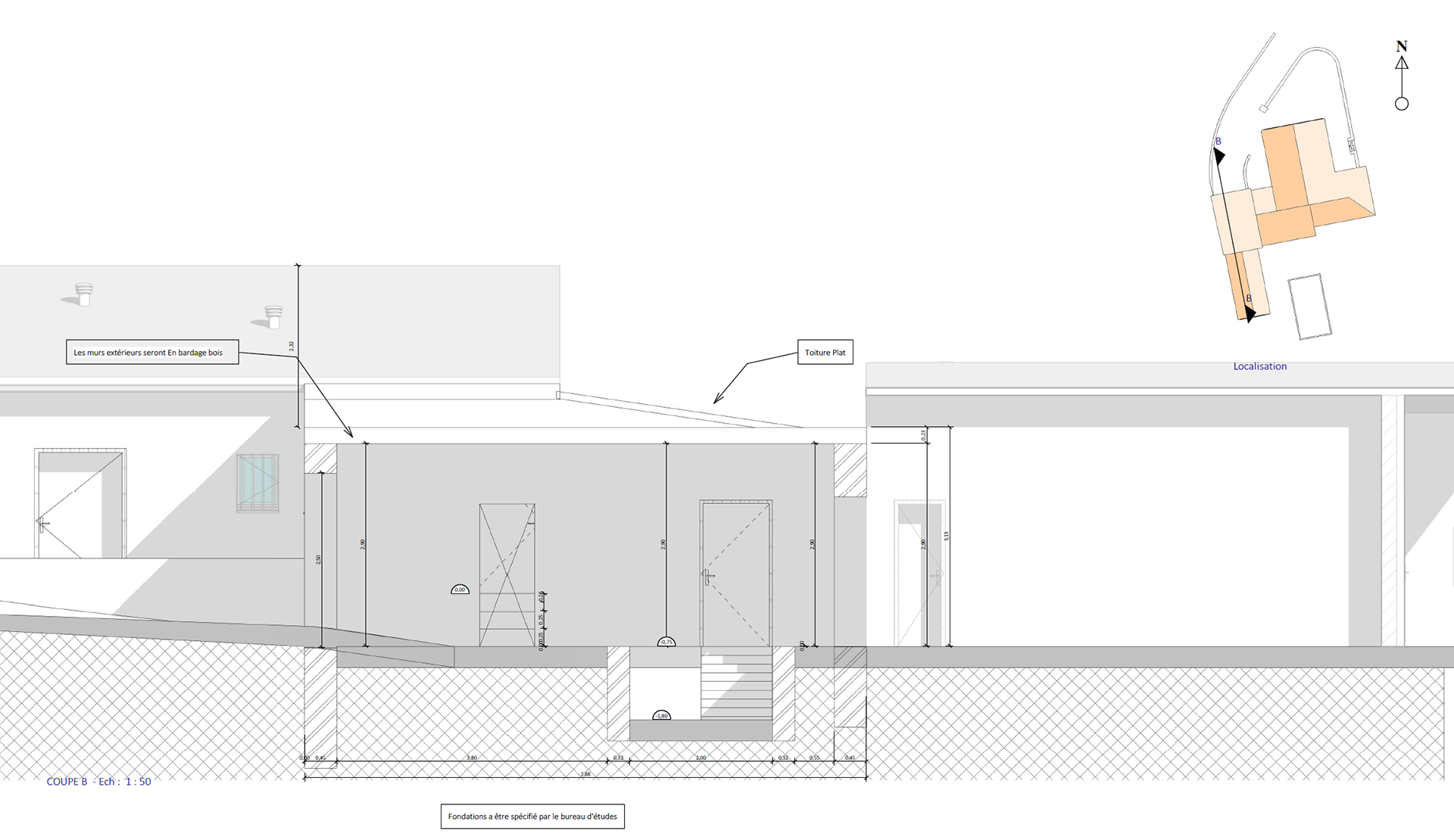 façade ouest projet