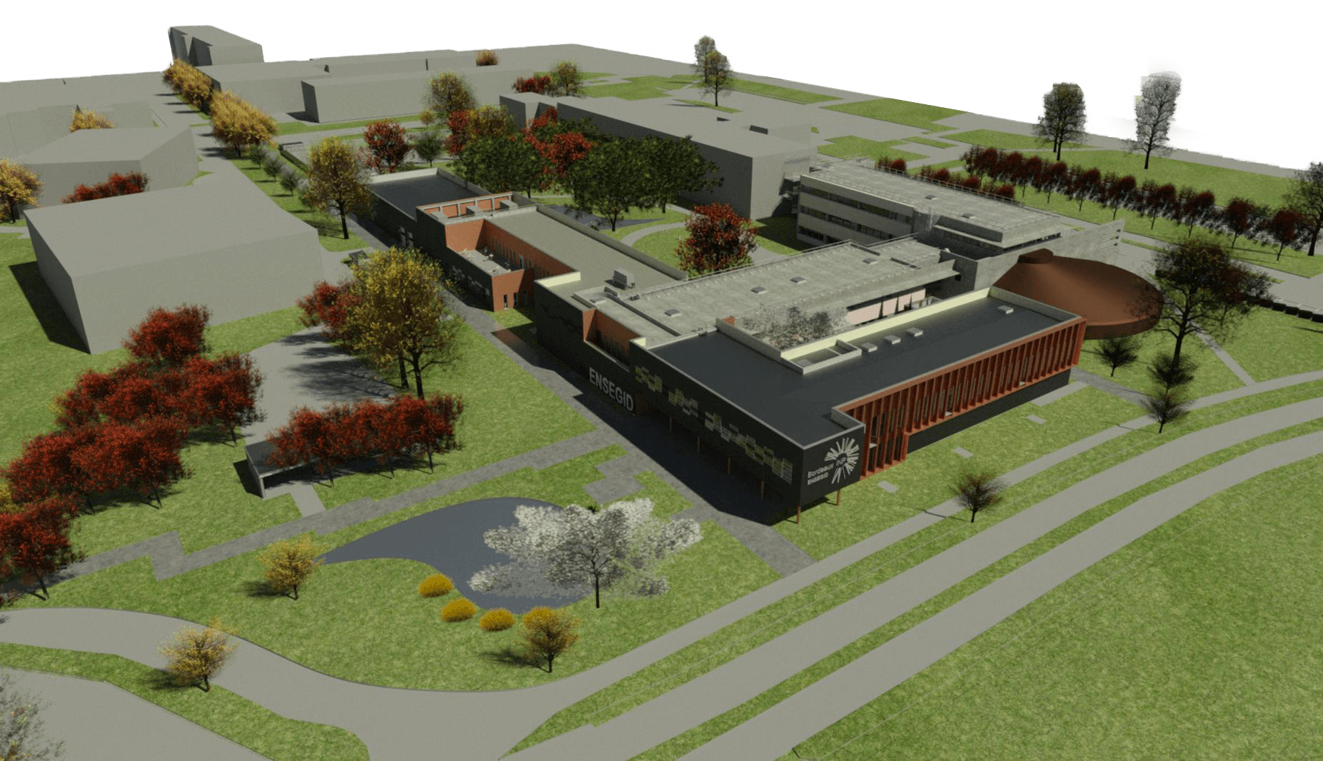 Perspective  maquette Projet