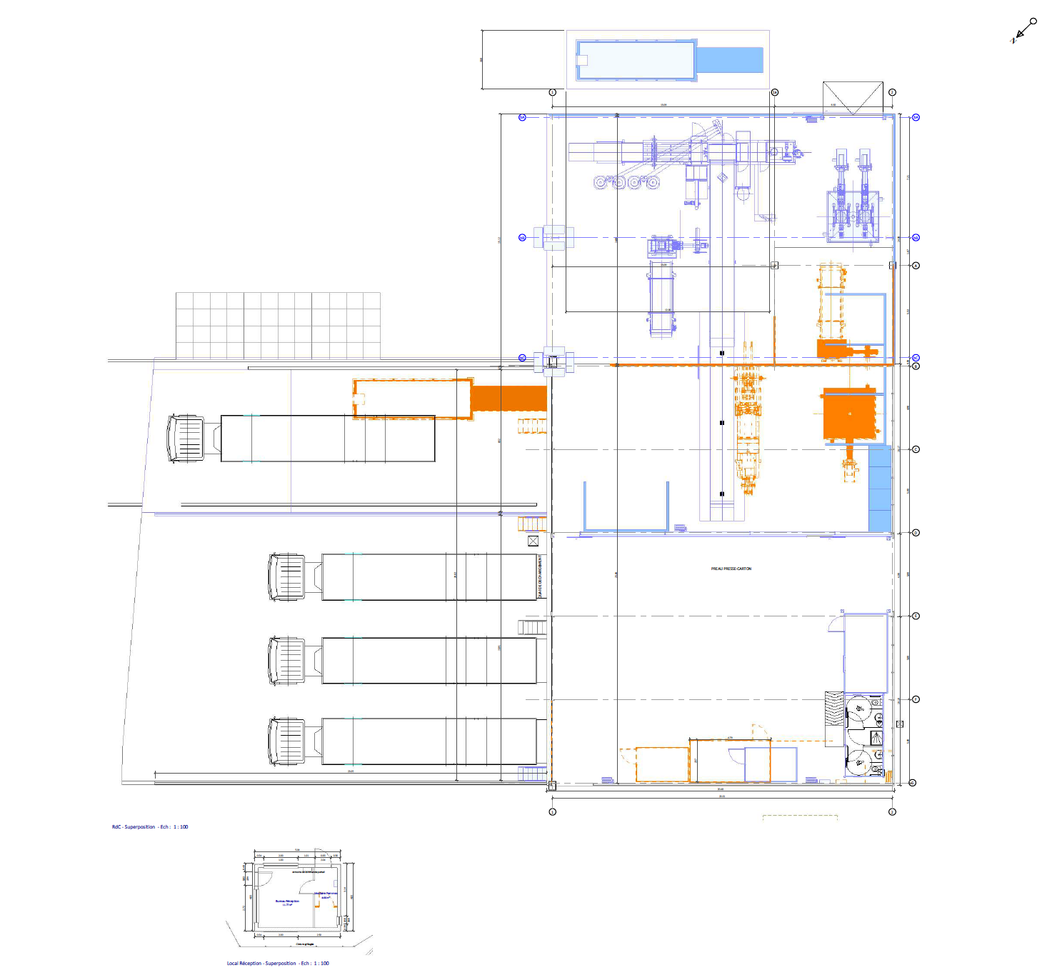 Superposition Existant+Projet