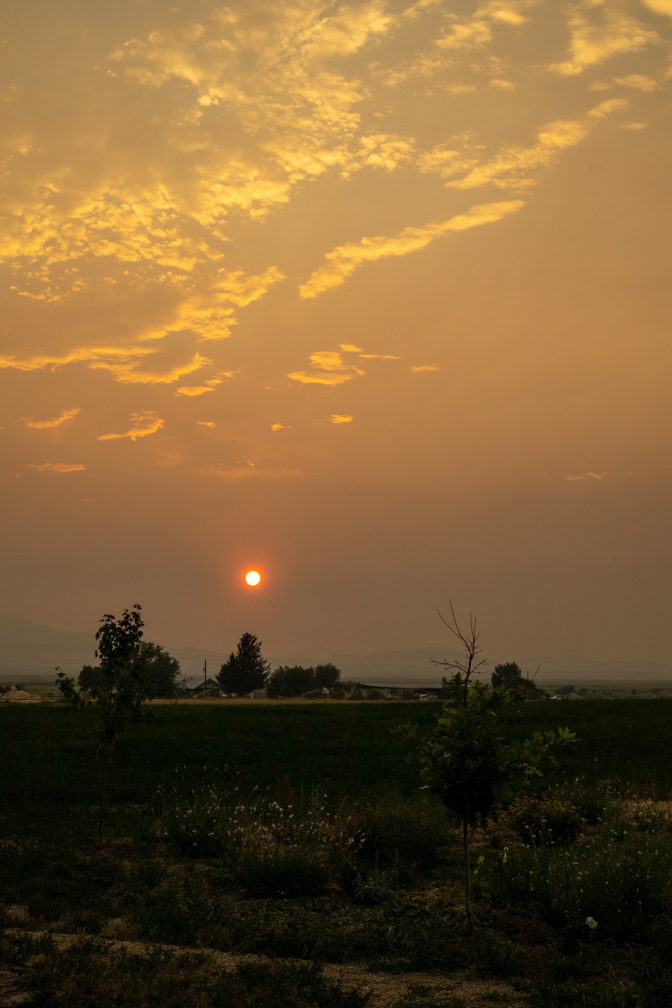 Smoky Sunset Genola Utah