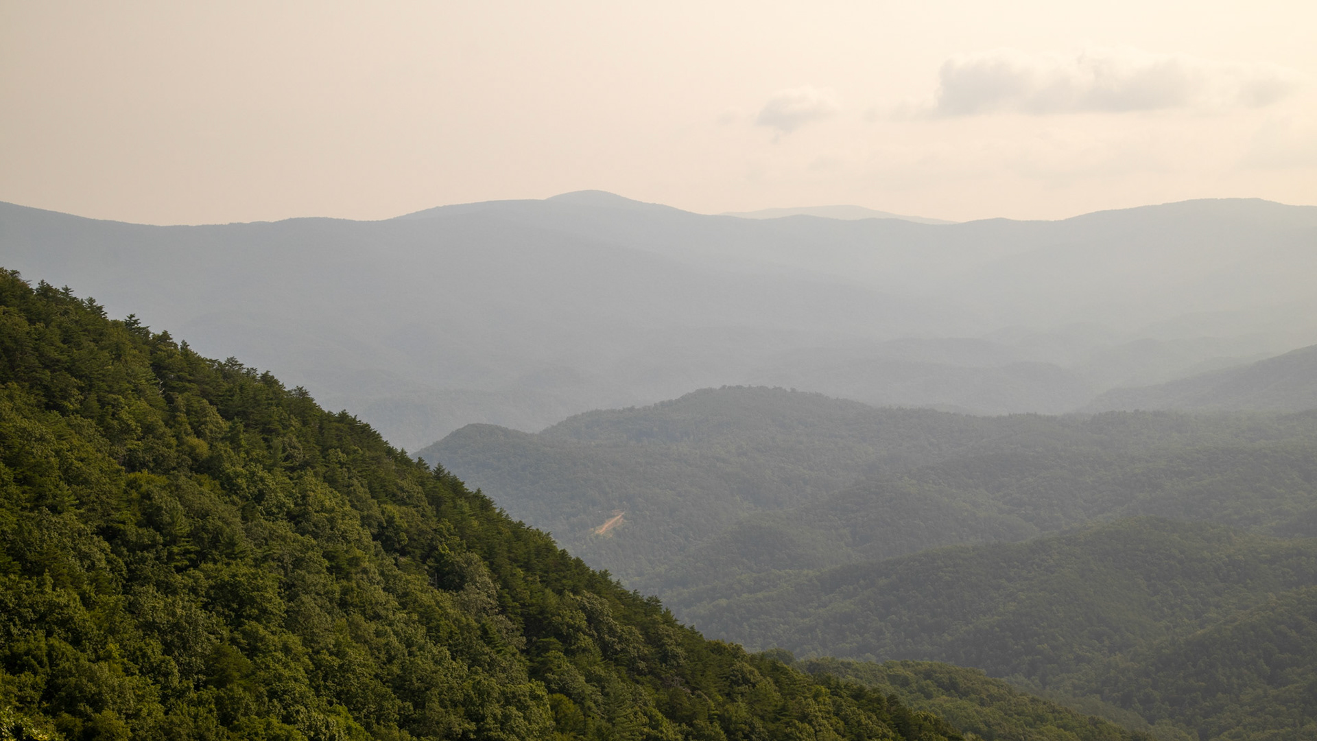 Blue and Green Mountains