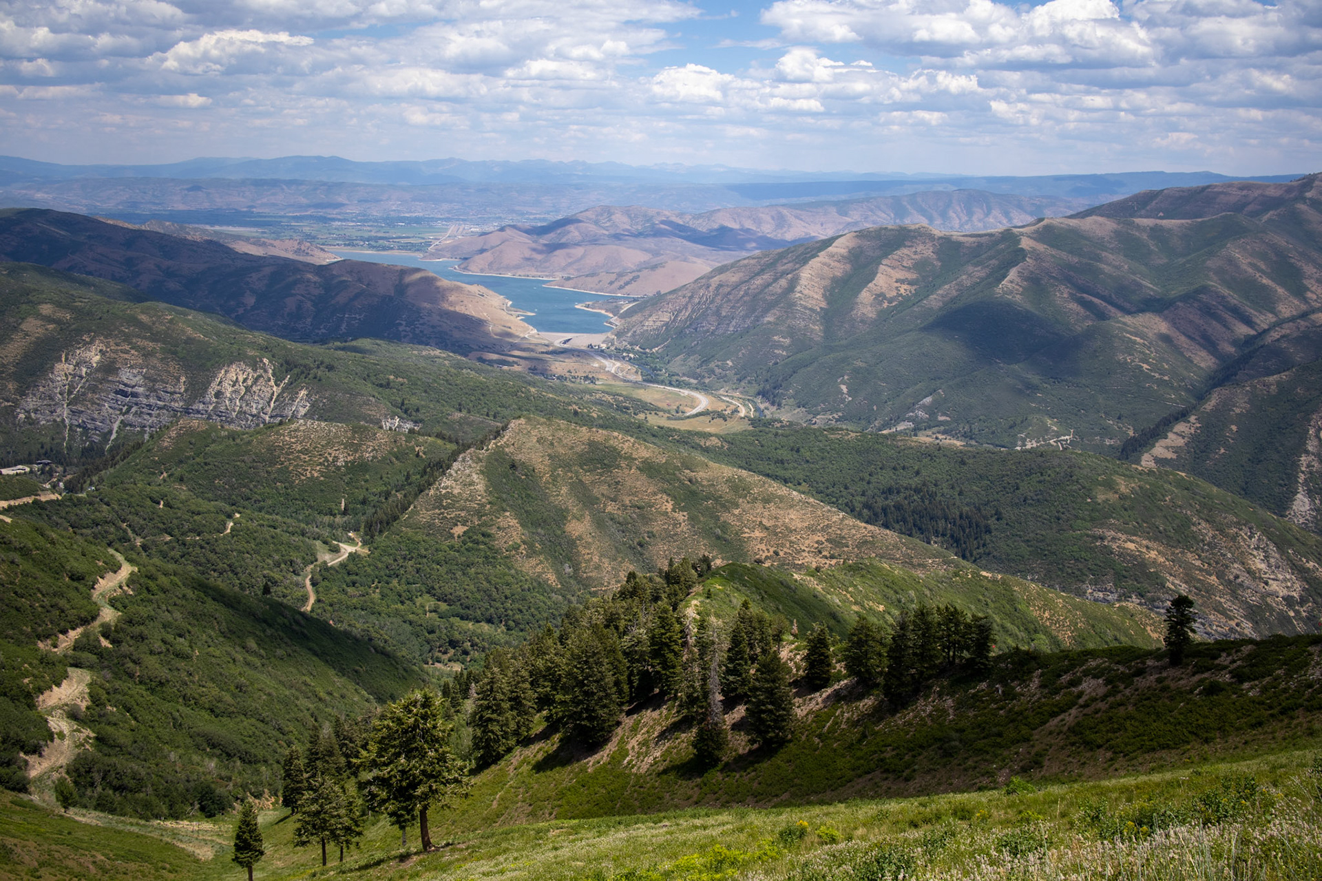 Mountain River and Lake
