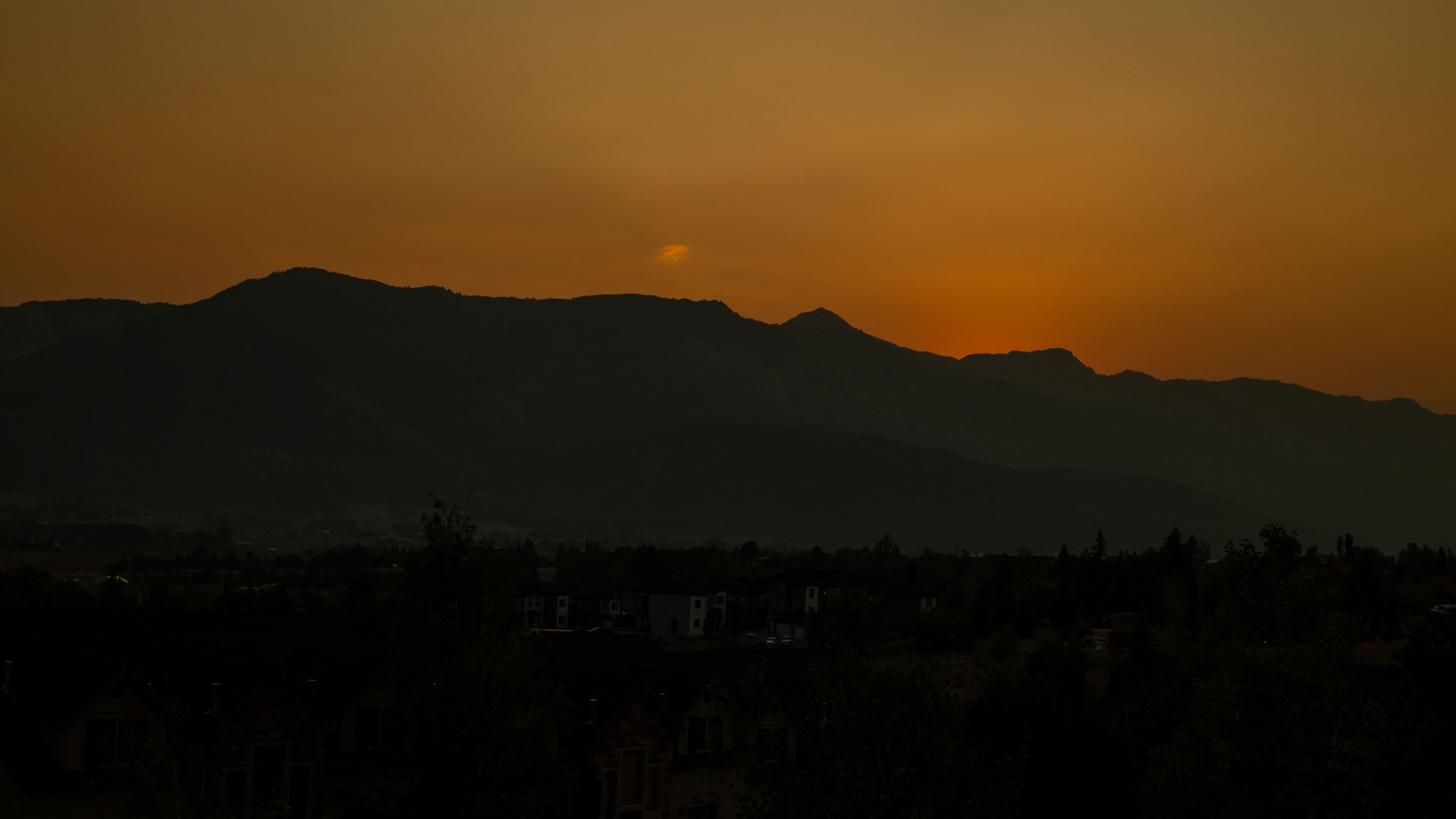 Mountain Sunset Eden Utah