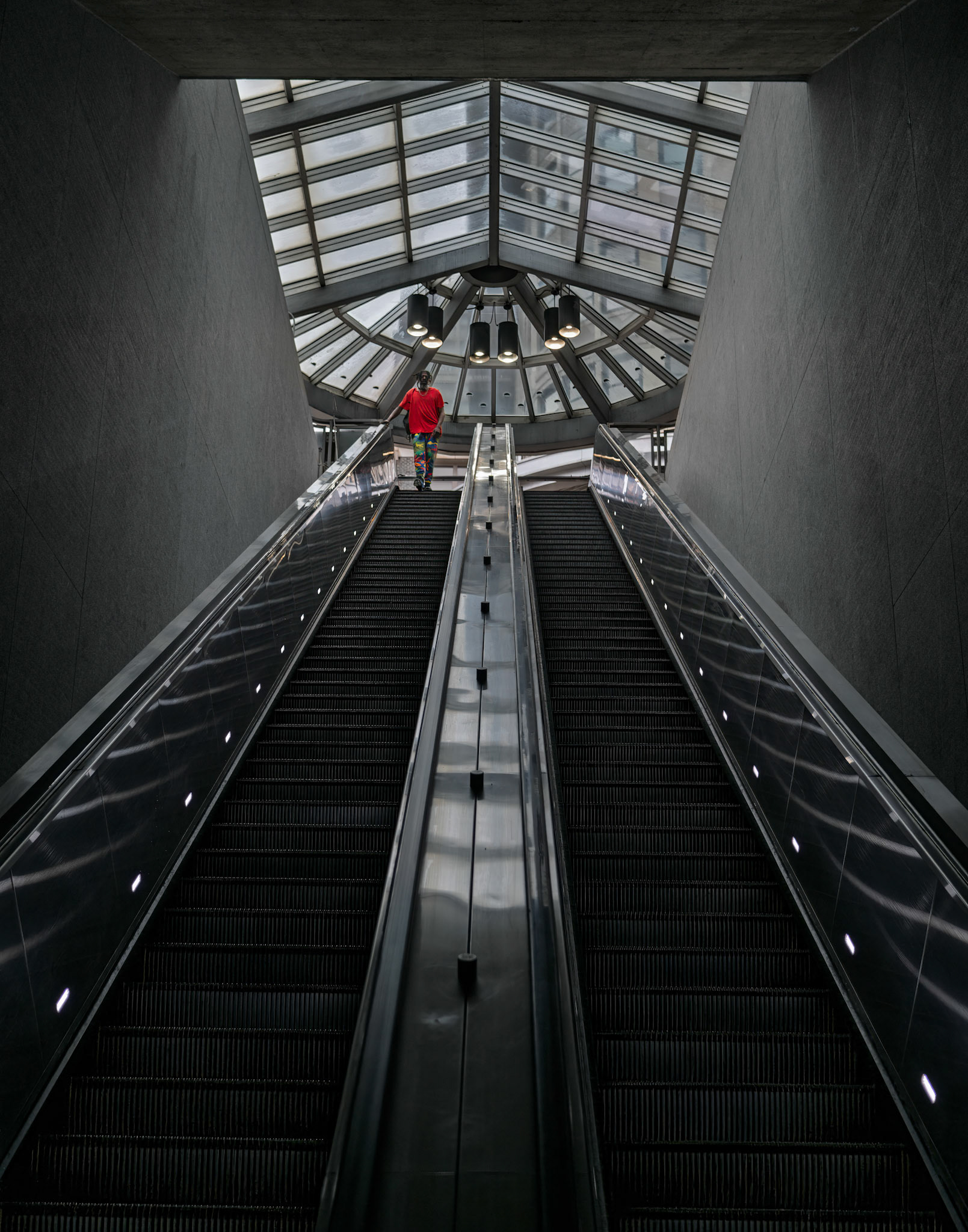Man in a Red Shirt (Photoworks at Glen Echo, Maryland Summer 2025)