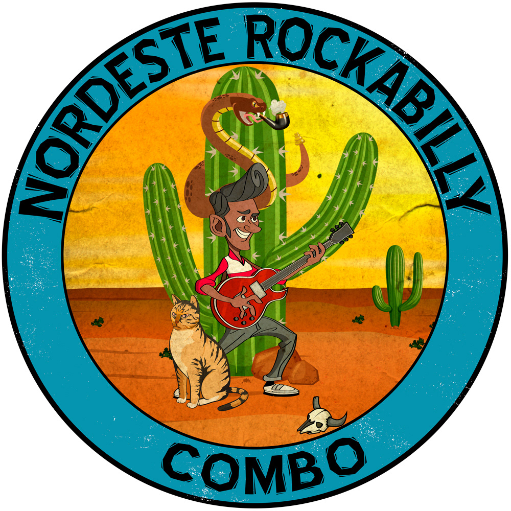 Logomarca para evento Nordeste RockAbilly