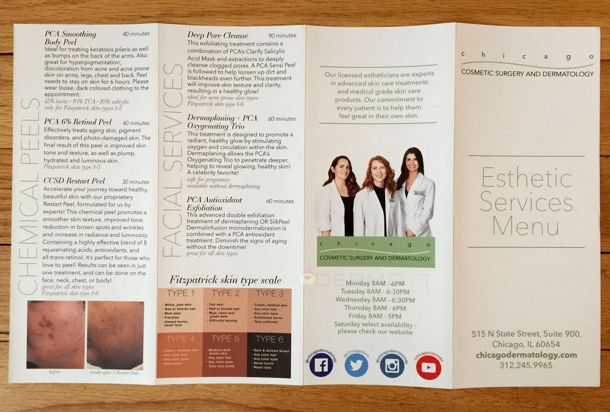 CCSD Esthetician Services Outside