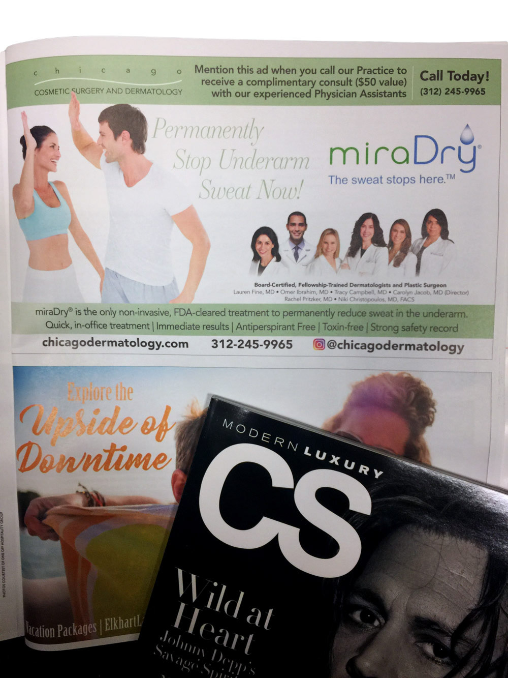 miraDry ad in CS Modern Luxury