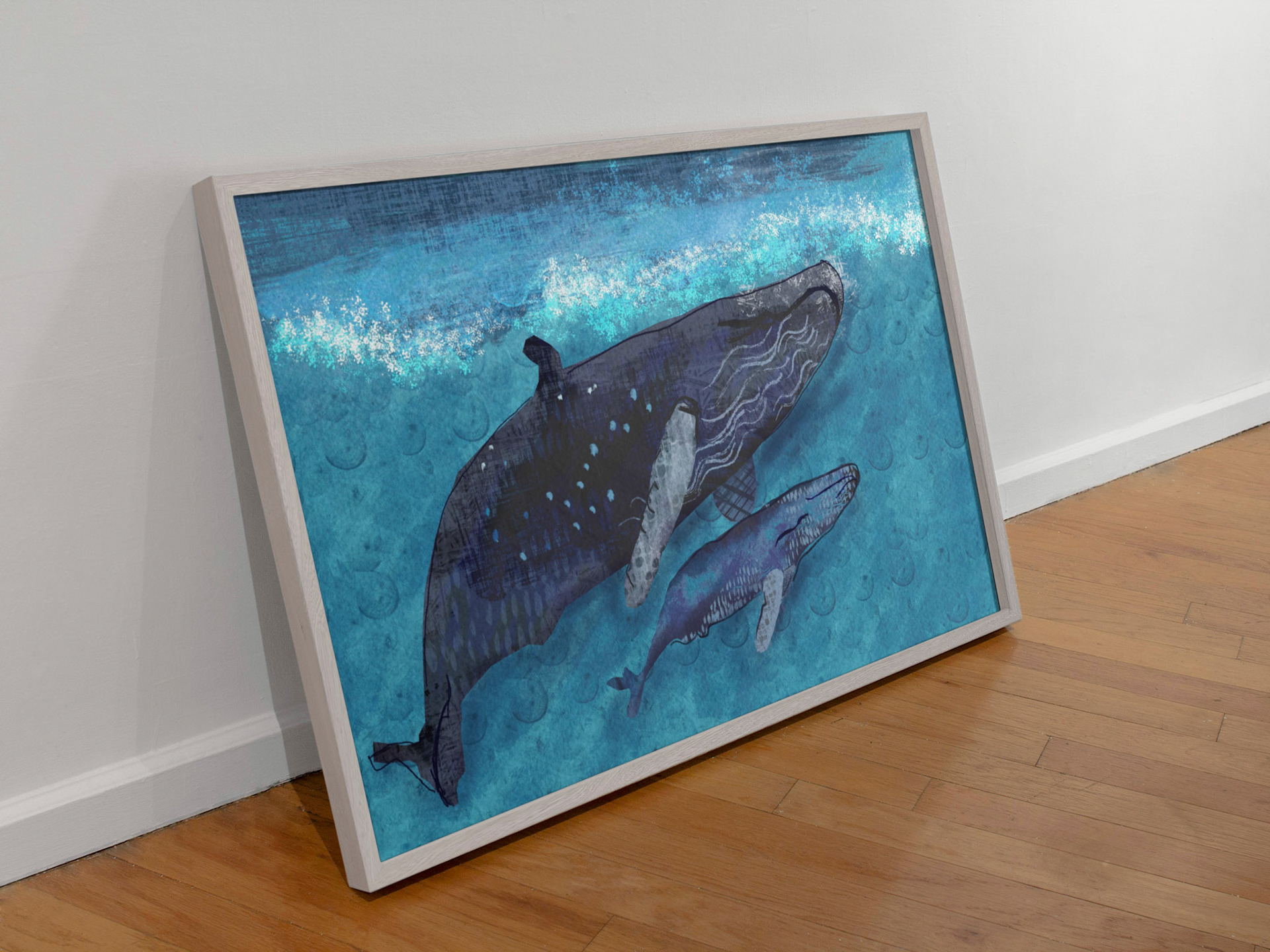 Digital collage using Procreate