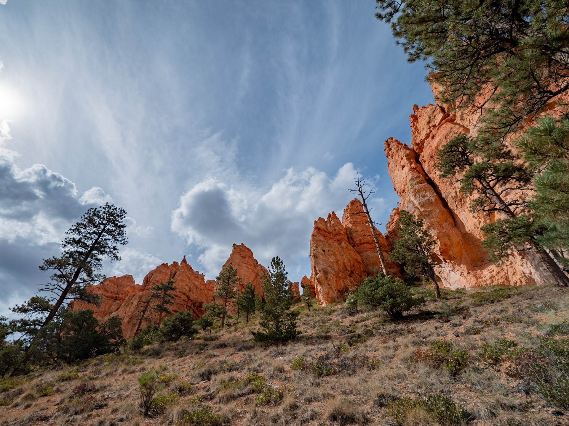 P1073074-HDR Pink rocks blue sky
