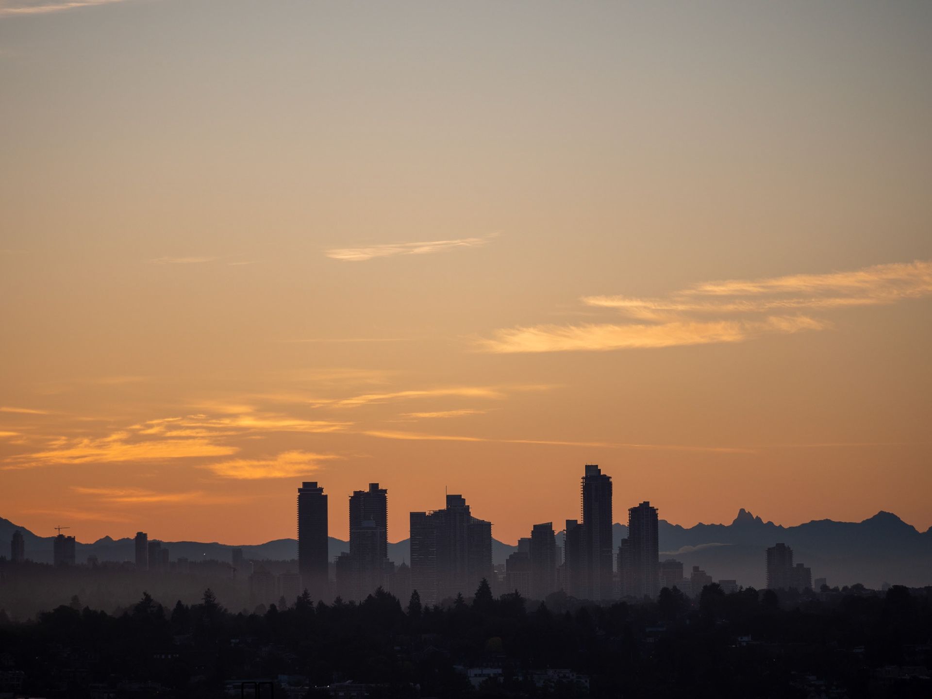 Sunrise Vancouver City