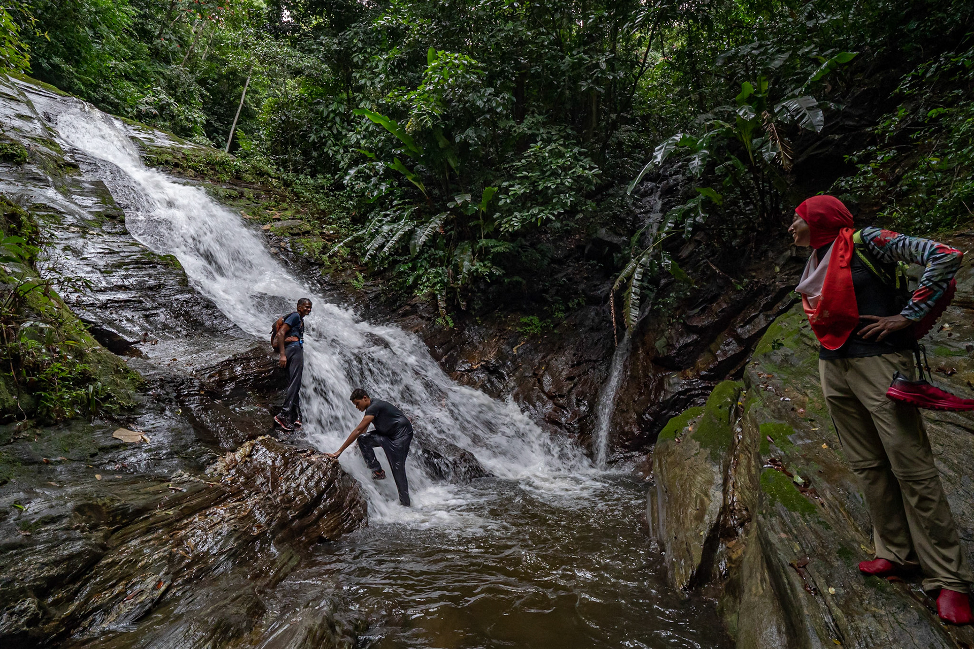 P1072559 Let's climb this waterfall