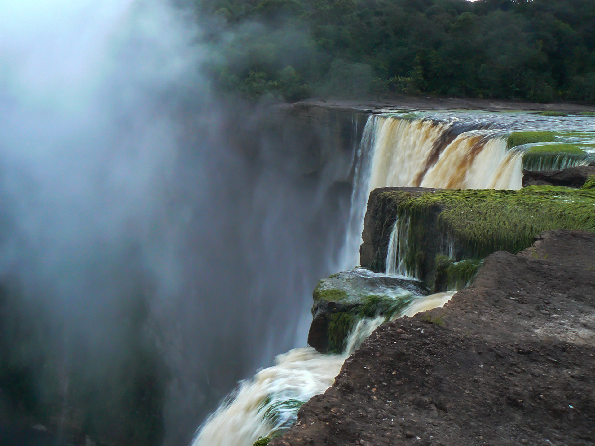 P1040786 Top of Kaieteur Falls