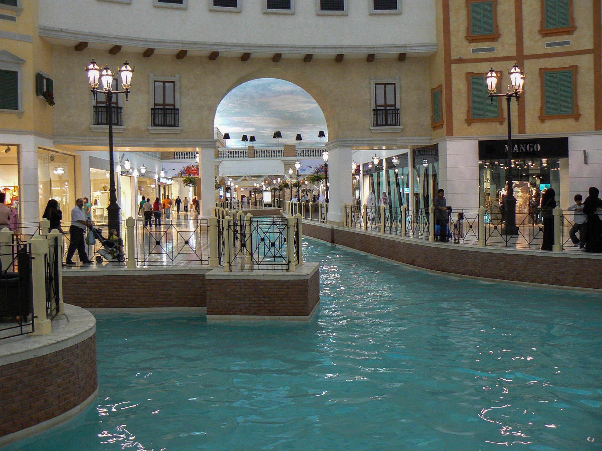 P1050416 Waterway in the mall
