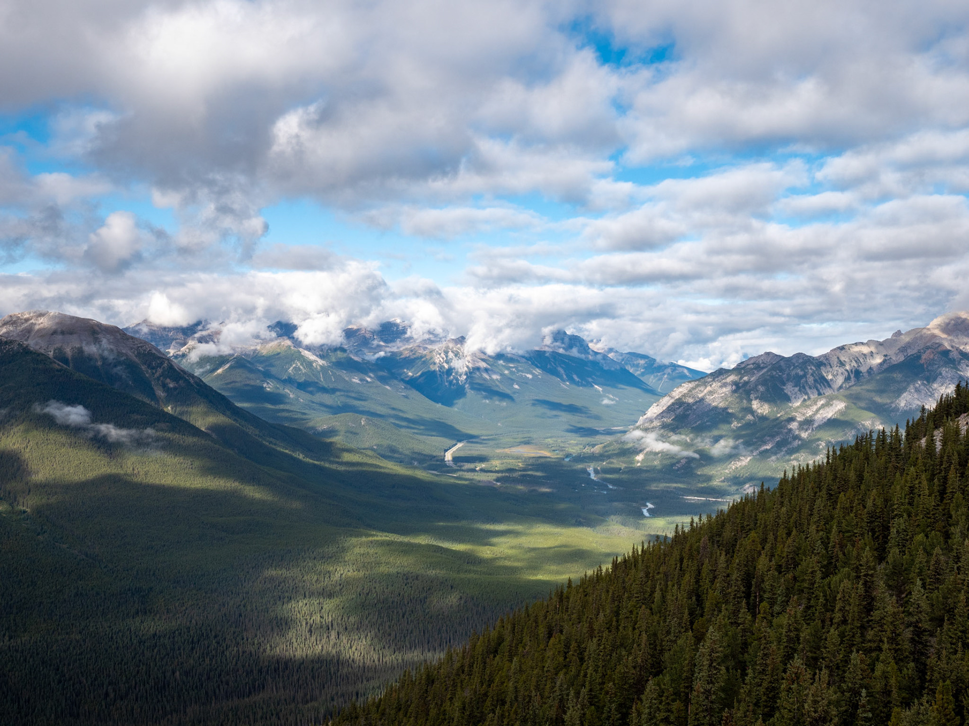 View from Banff Gondola