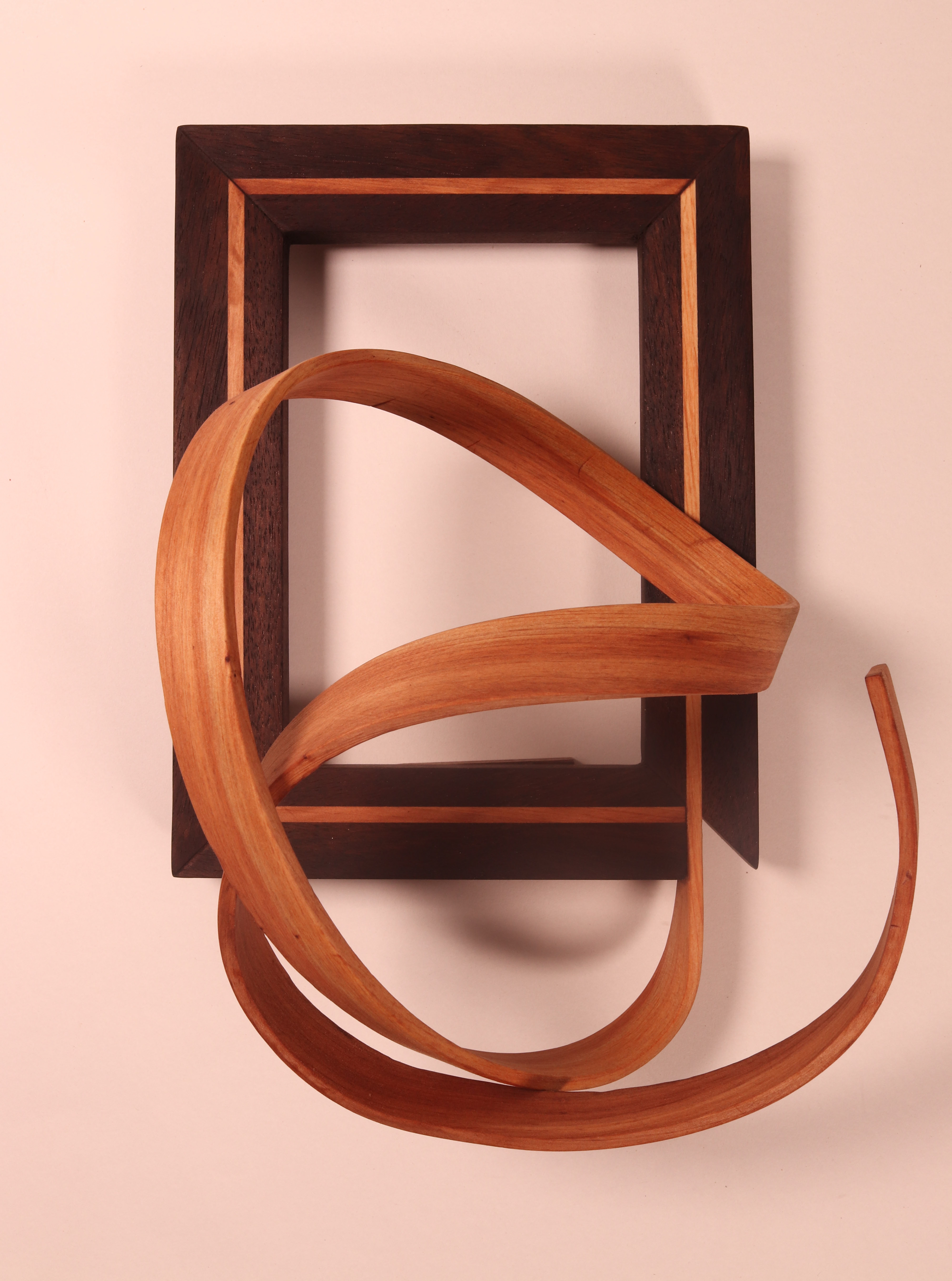 7 1/2 x 9 1/2 inches - Walnut and Cypress