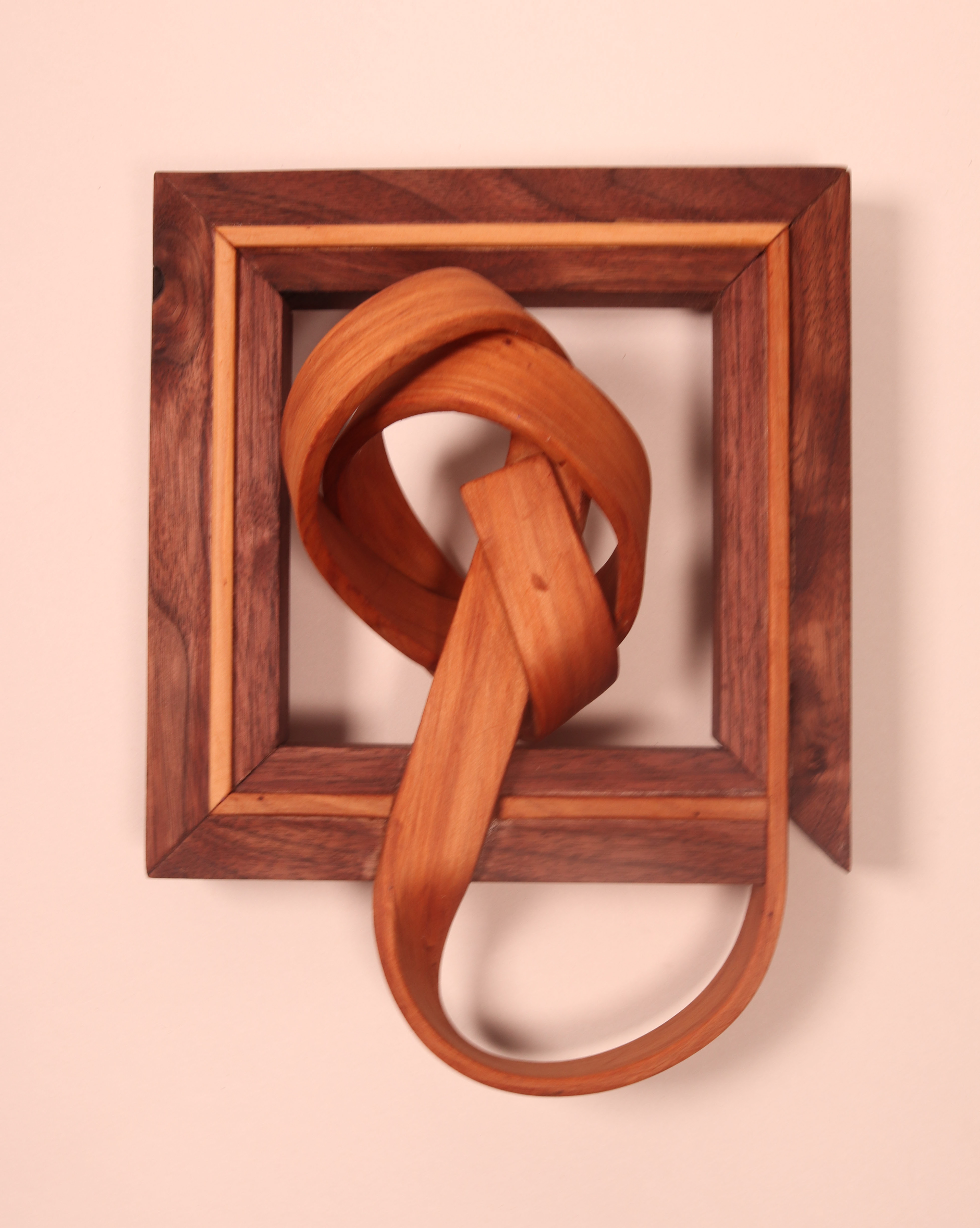 7x7 inches - Walnut and Cypress