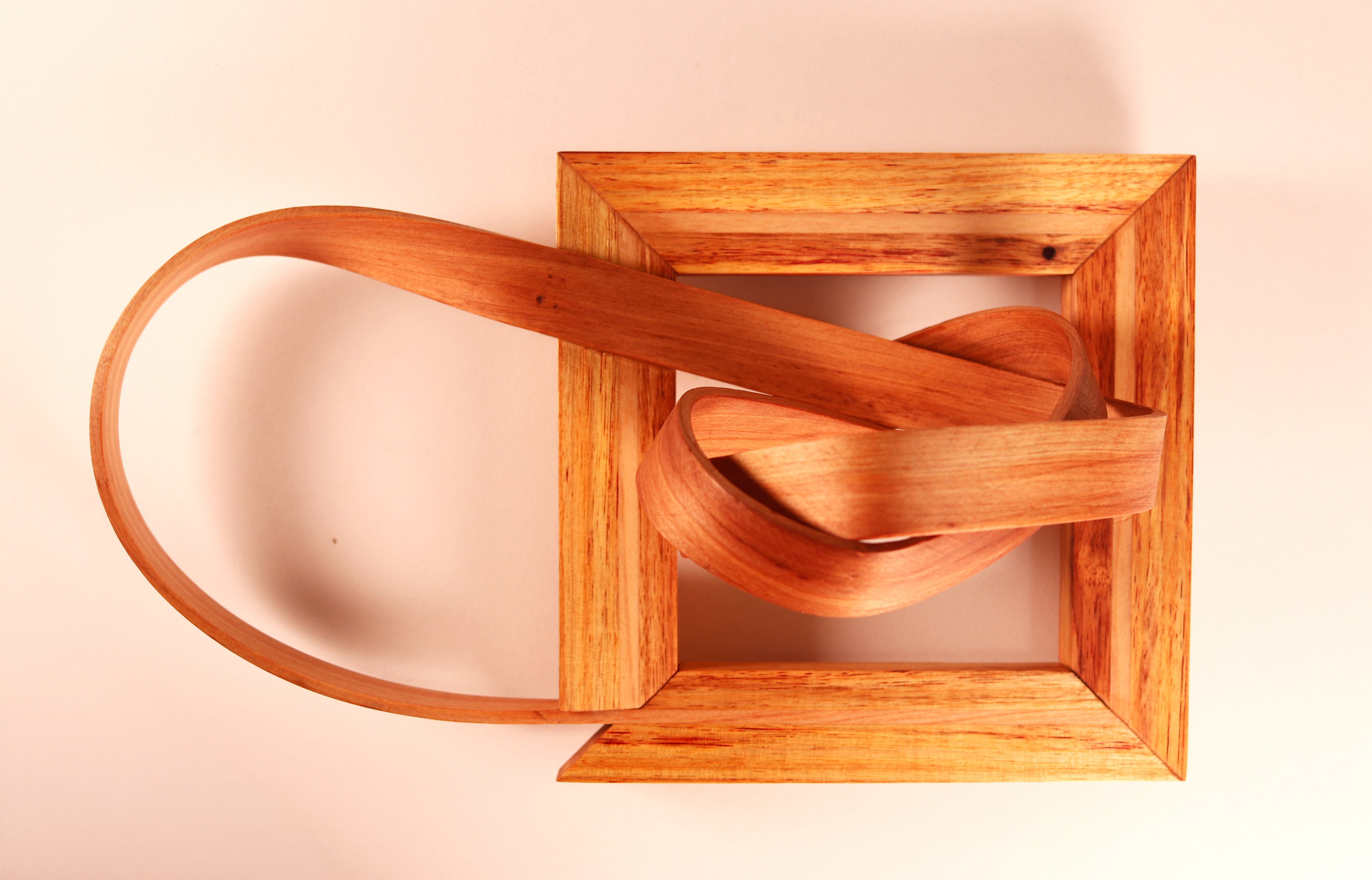 Spirted Wood # 17 - 7x7 inches - Canary and Cypress wood