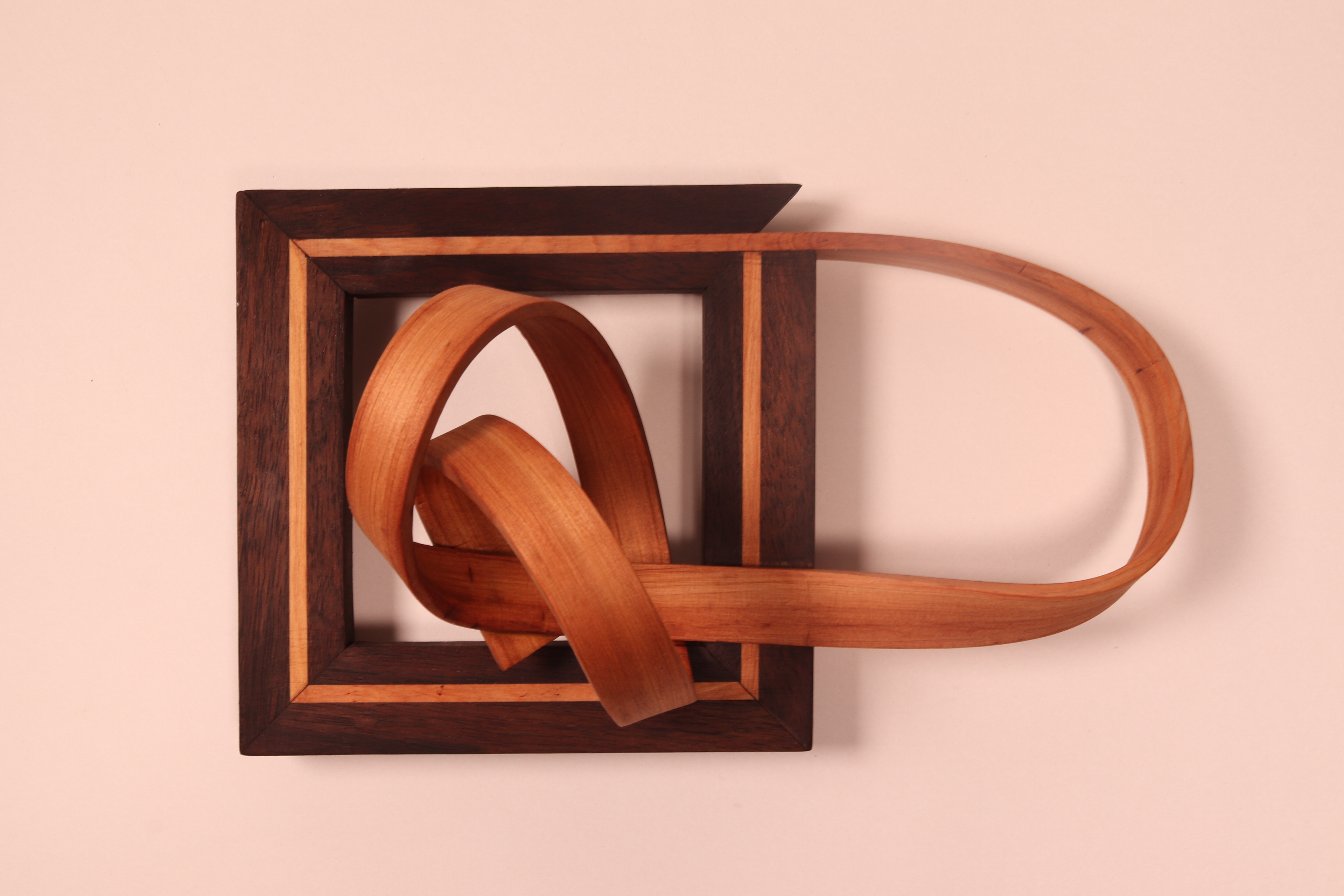 7x7 inches - Walnut and Cypress