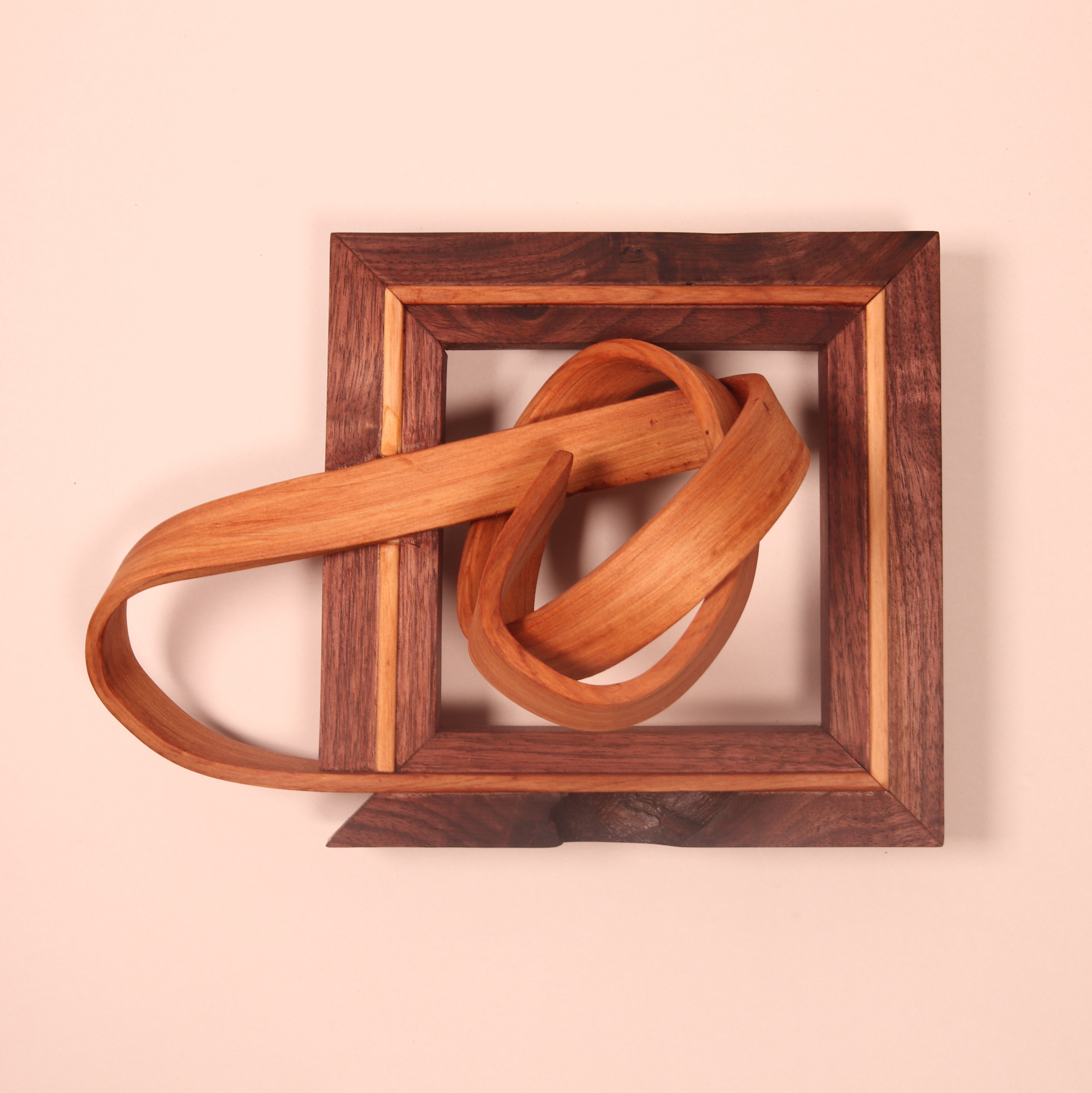 7x7 inches - Walnut and Cypress
