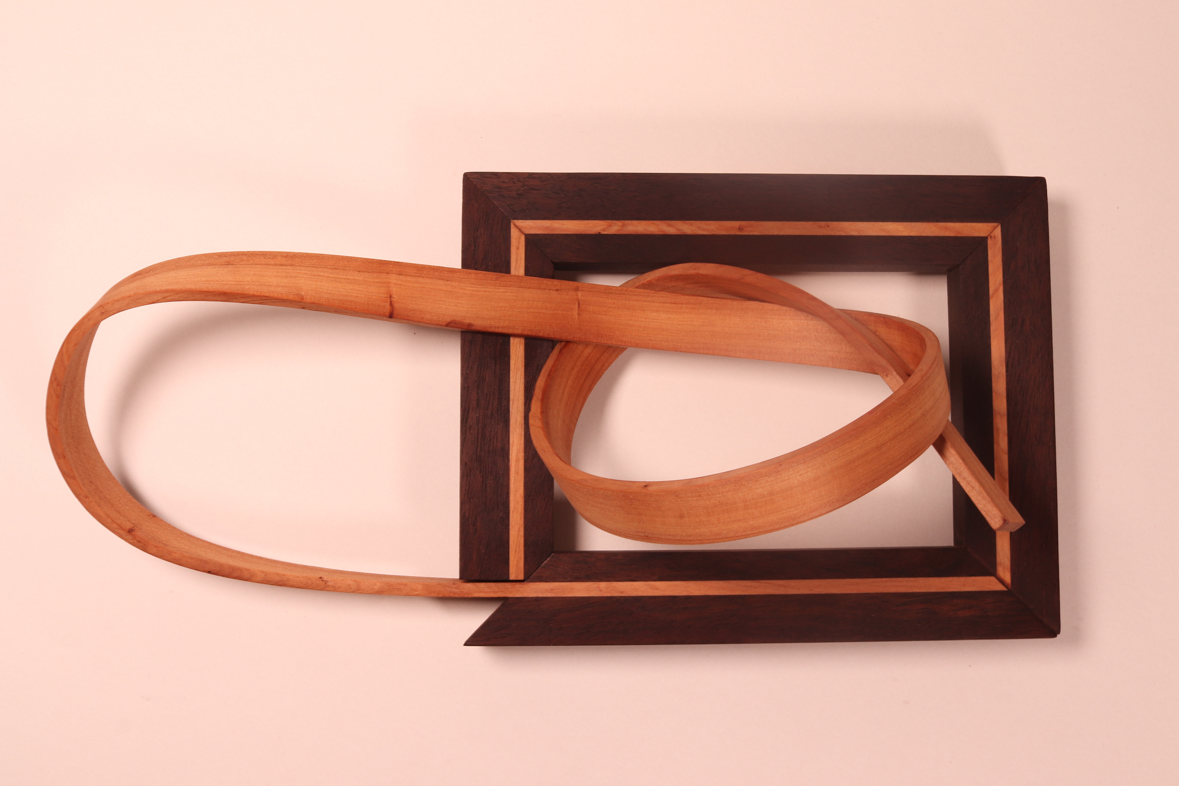 9 1/2 x 7 1/2 inches - Walnut and Cypress