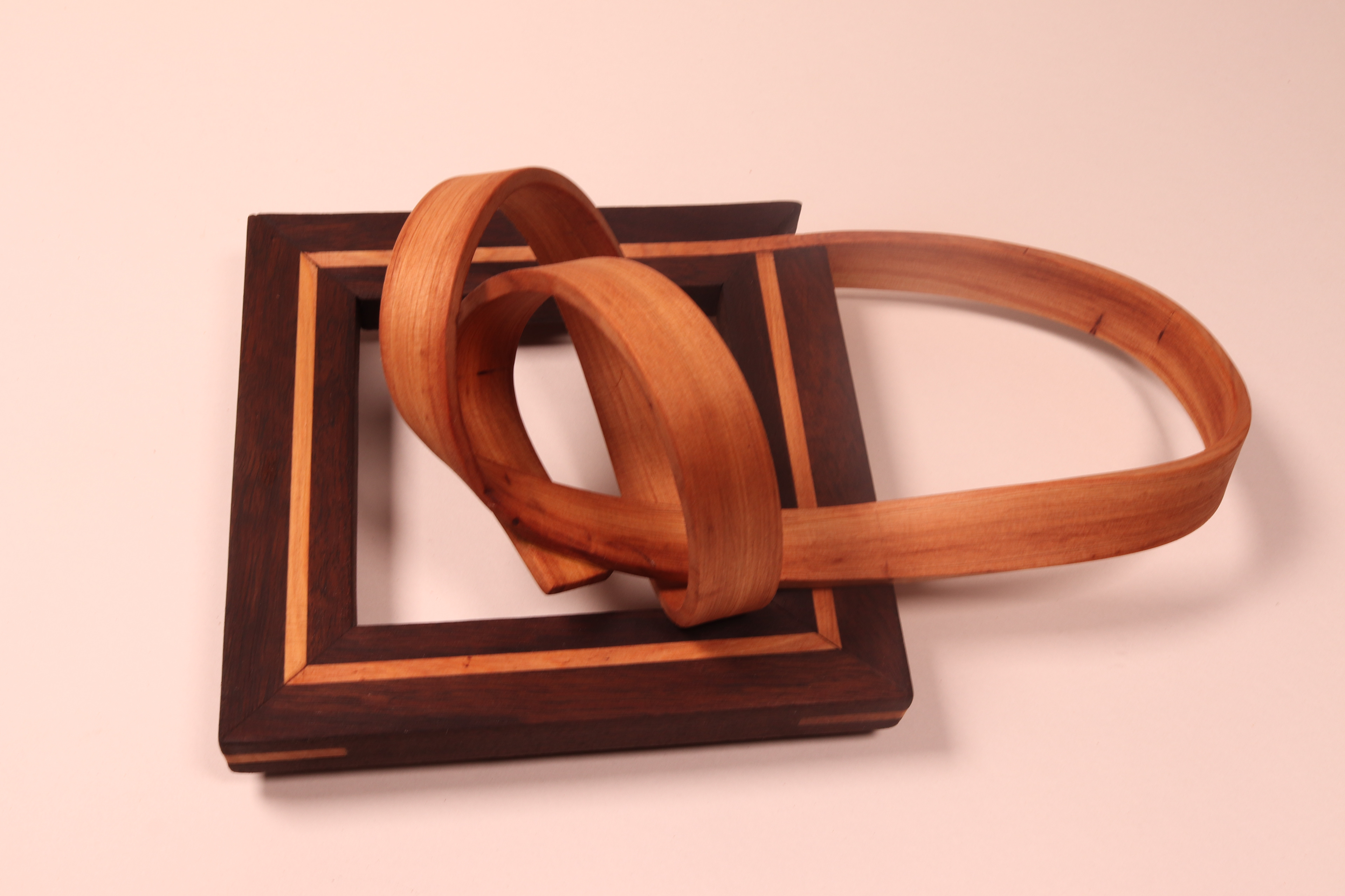 7 x 7 inches - Walnut and Cypress