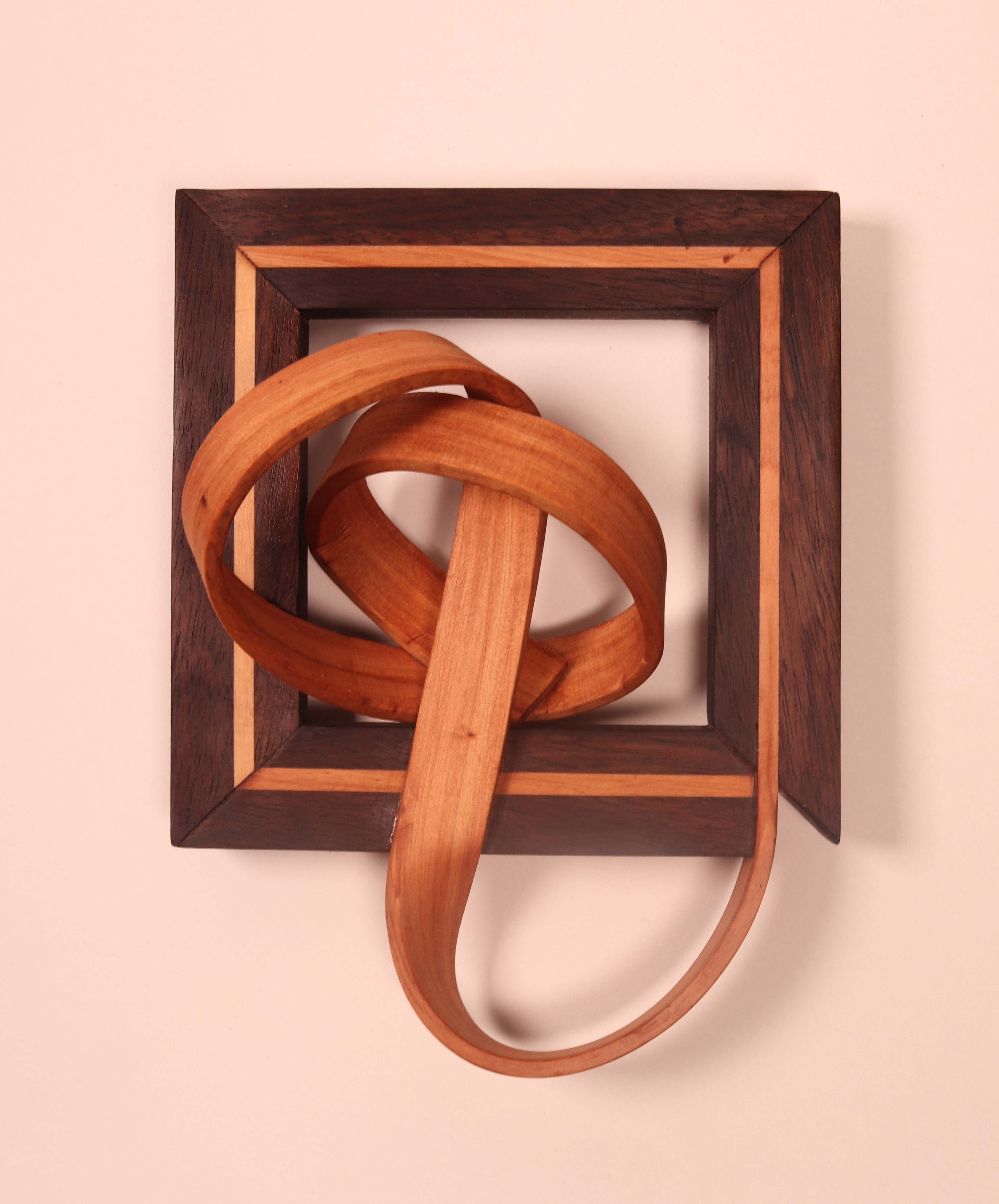 7x7 inches - Walnut and Cypress