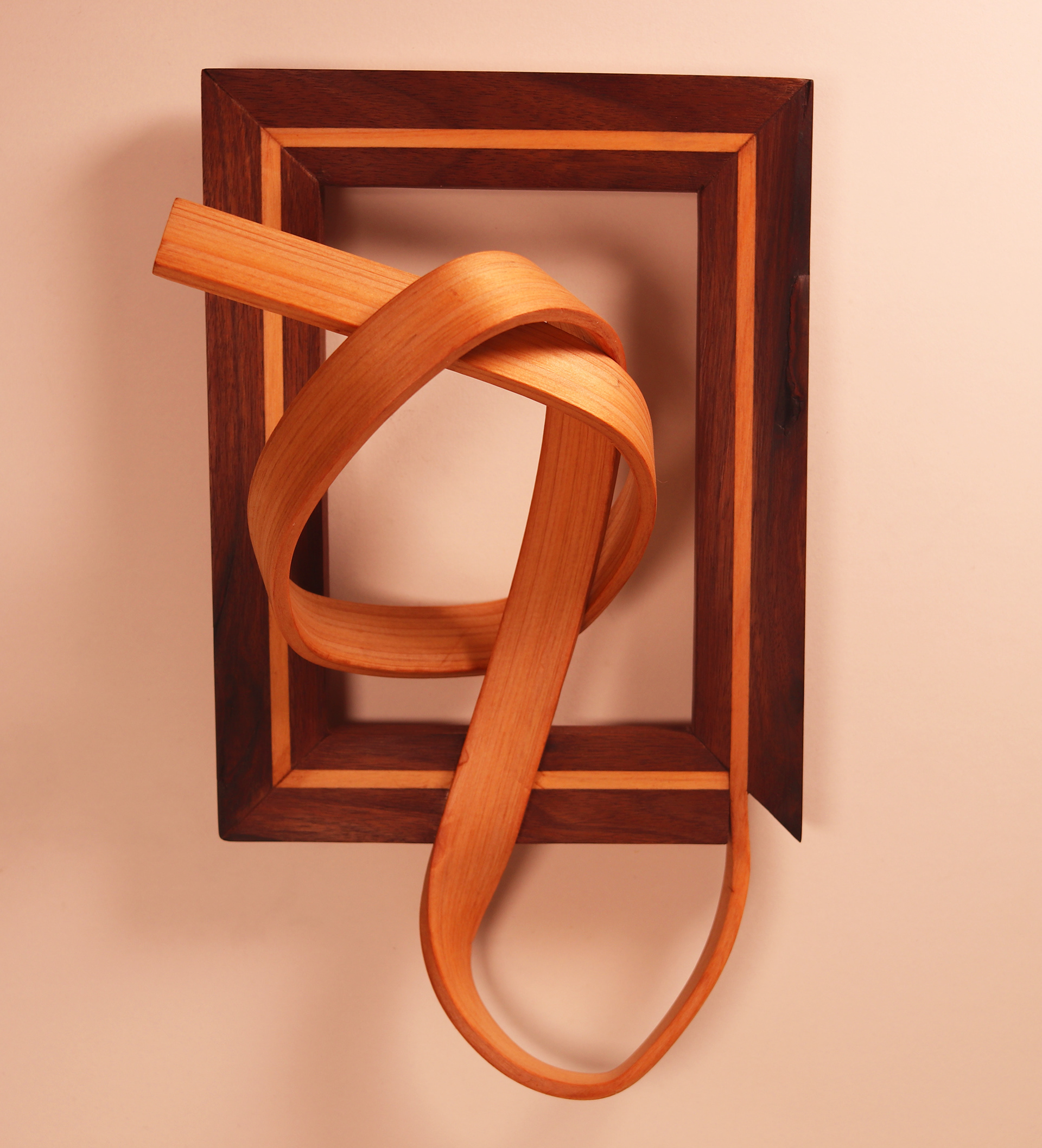 Spirted Wood # 20 - 7x9 inches - Rustic Walnut and Cypress wood