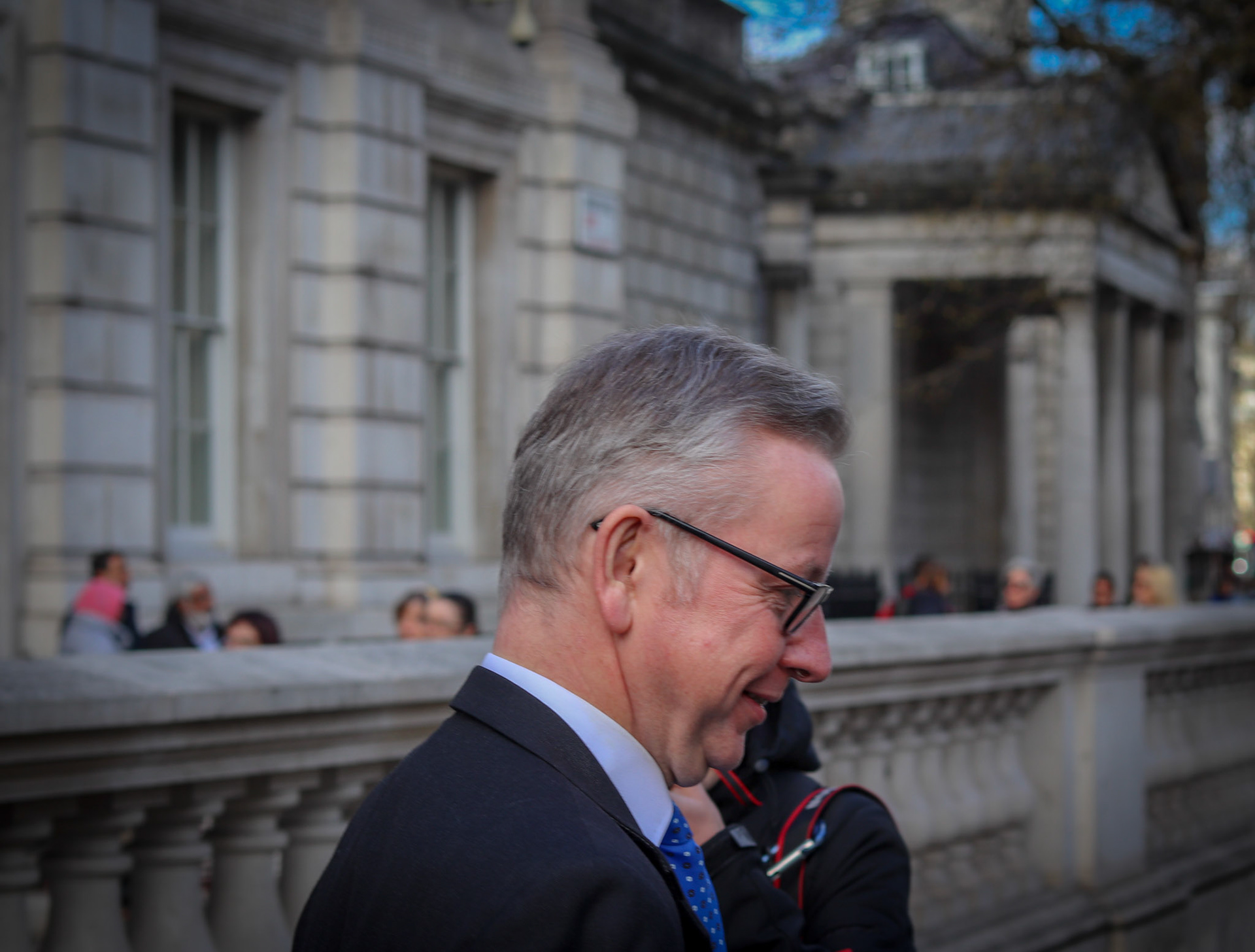 Michael Gove MP leaves the Cabinet Office
