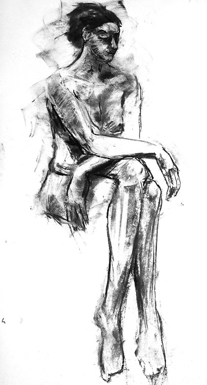 Charcoal 22" x 30"