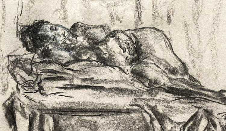 Charcoal 9" x 12"