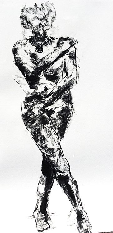 Charcoal 22" X 30"