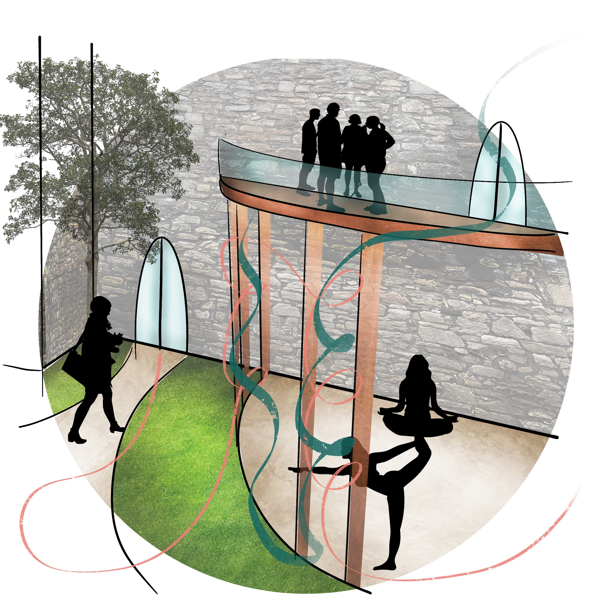 Garden area