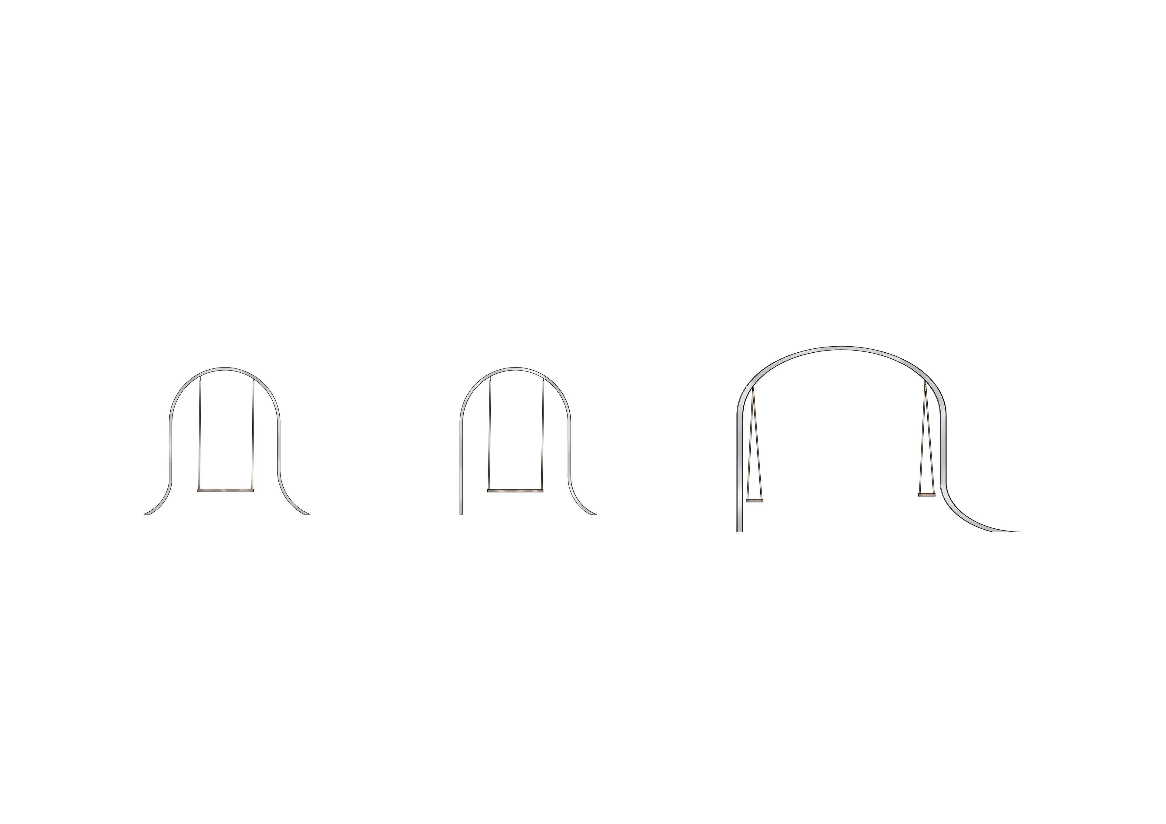 elevation of all swing types