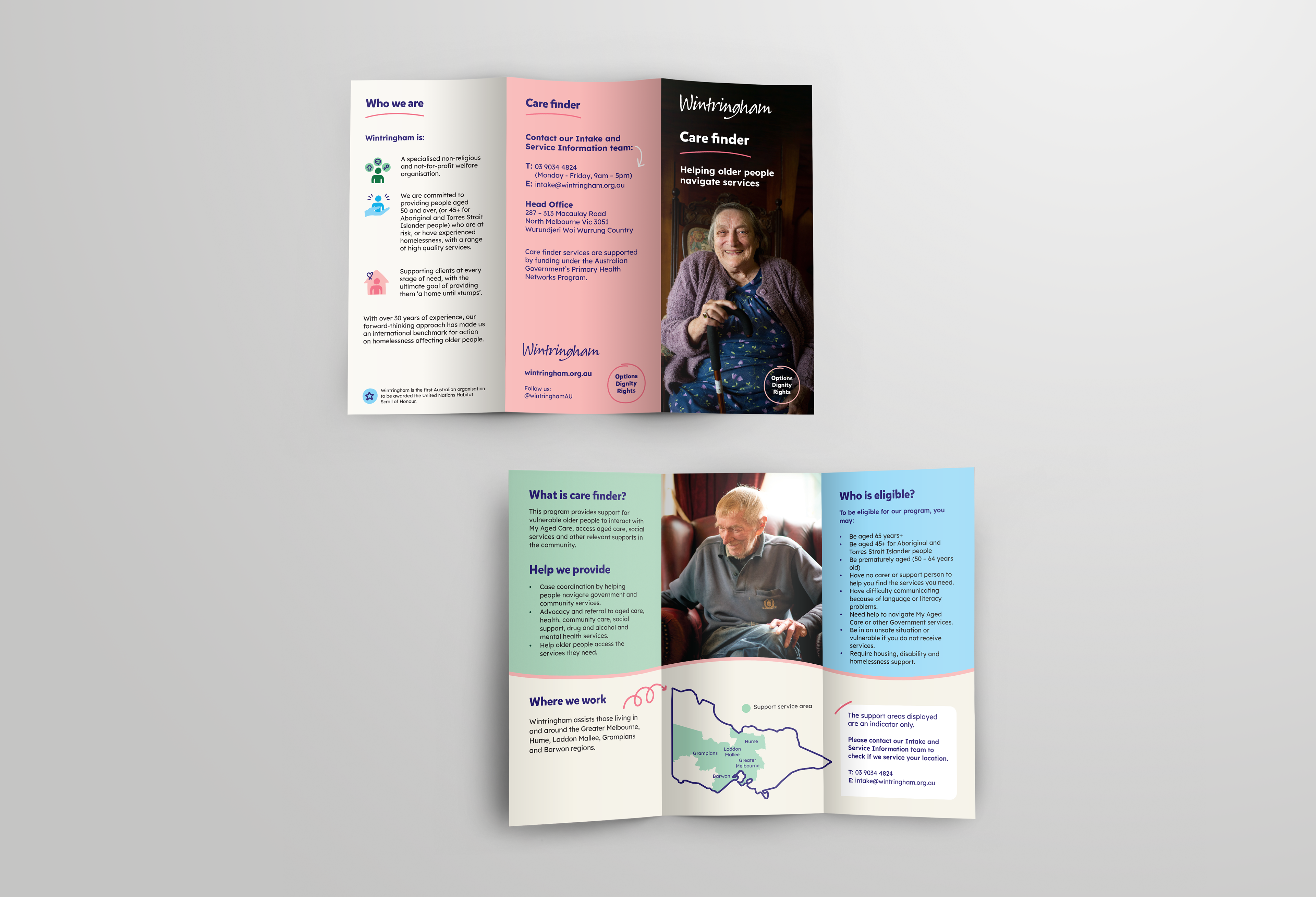 Printed brochure design