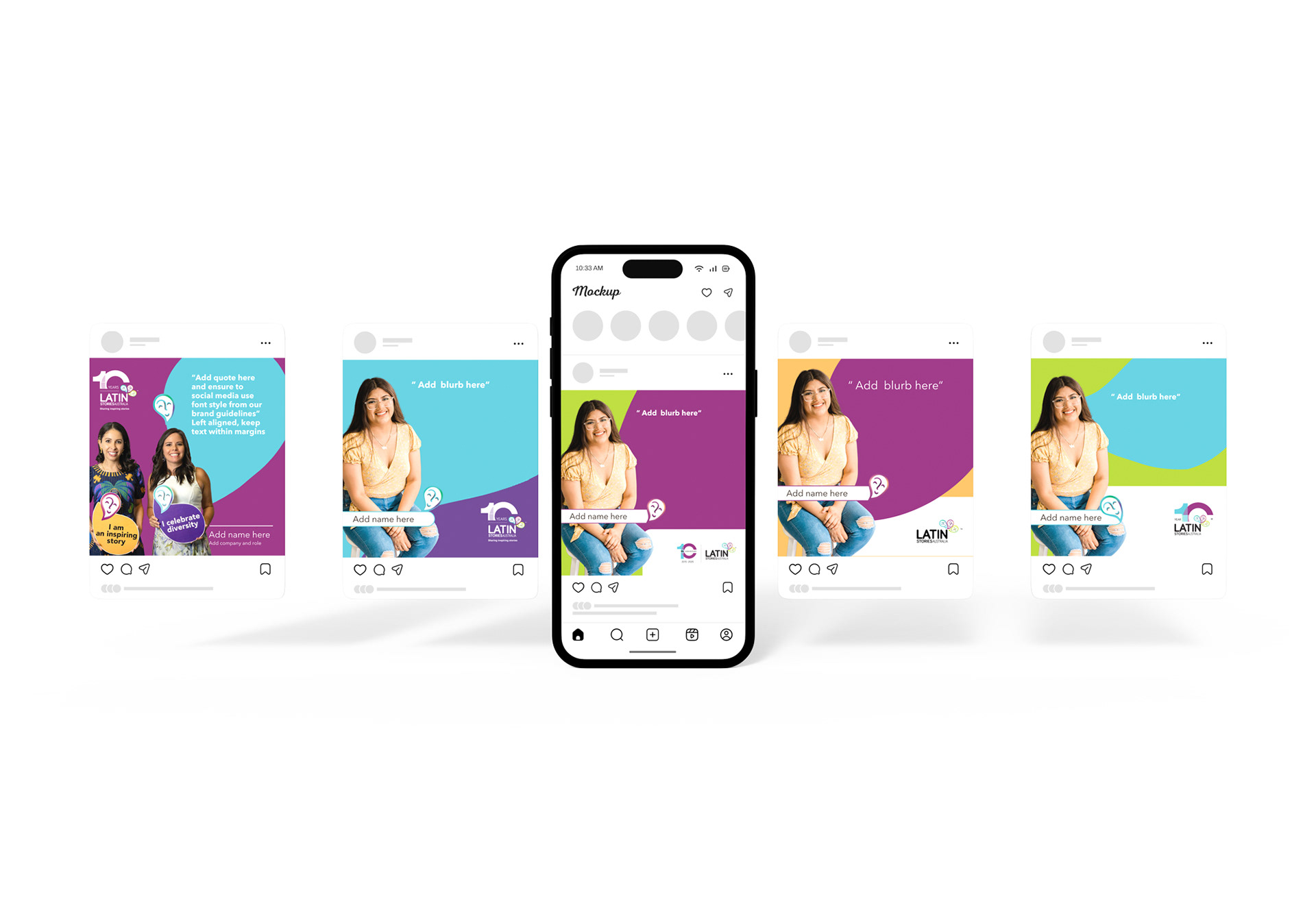 Social media templates for Stories- Instagram