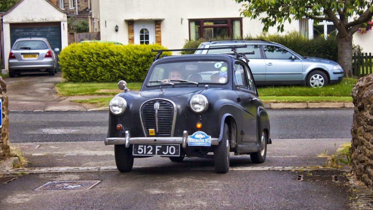 Mrs Thomas was a previous owner of the car called Percy and Matt, the present owner, took the car back to see Mrs Thomas at one of the cars previous registered addresses where it used to live