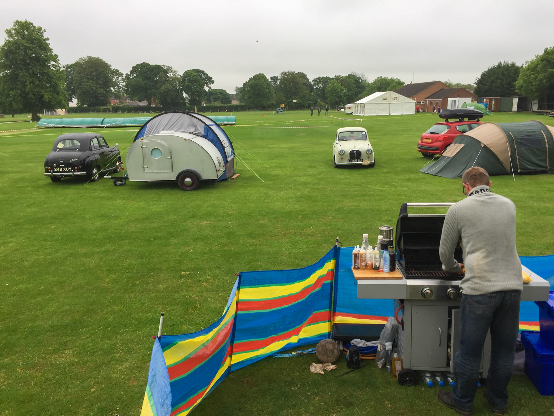 Packing away at the rally