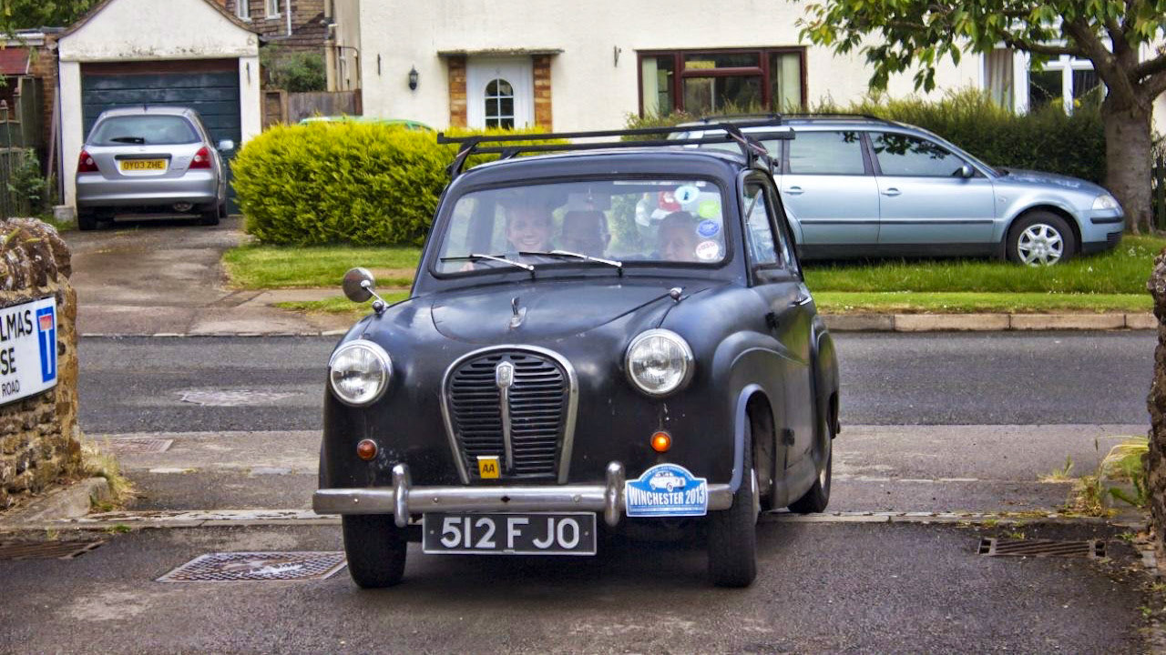 Mrs Thomas was a previous owner of the car called Percy and Matt, the present owner, took the car back to see Mrs Thomas at one of the cars previous registered addresses where it used to live