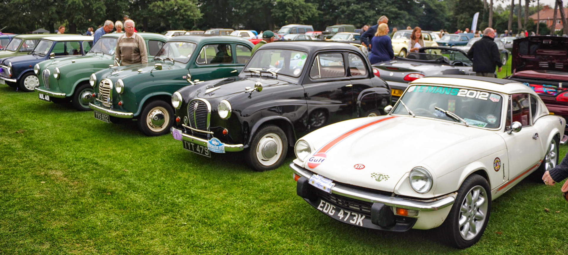Triumpth GT6 at Pershore Plum Festival